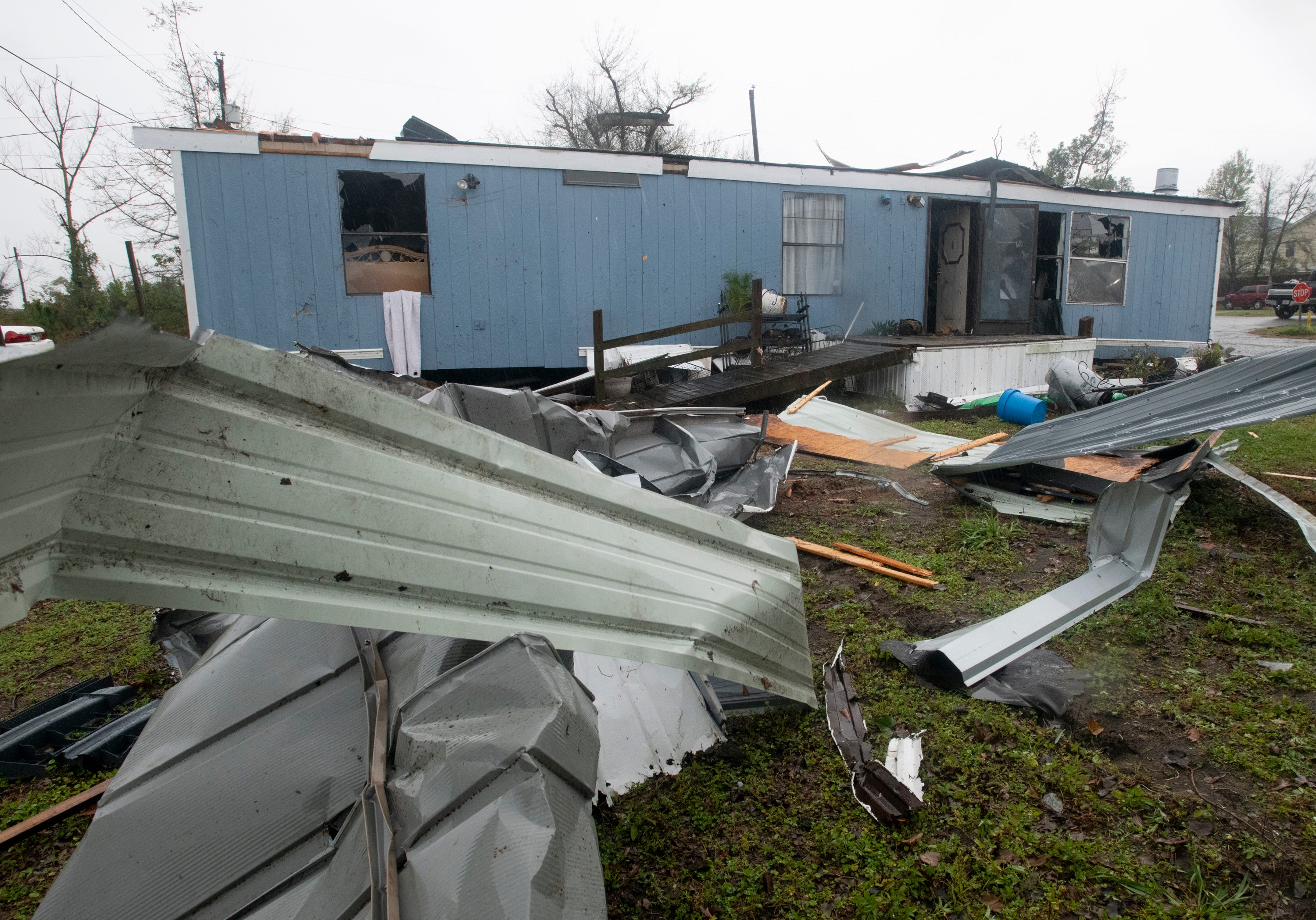 Florida tornadoes Tornado damages Bay County substation, mobile home park