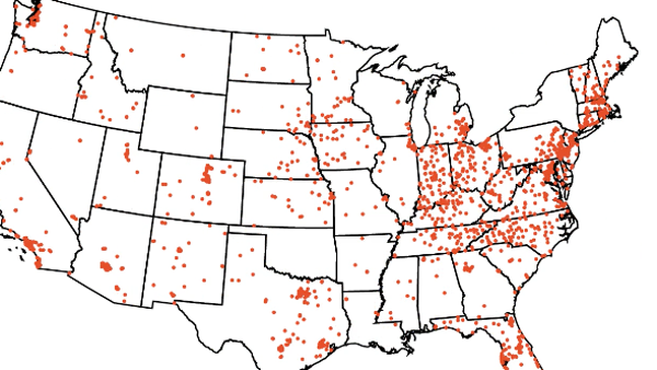 Nursing homes owned by major chains in 2020-21