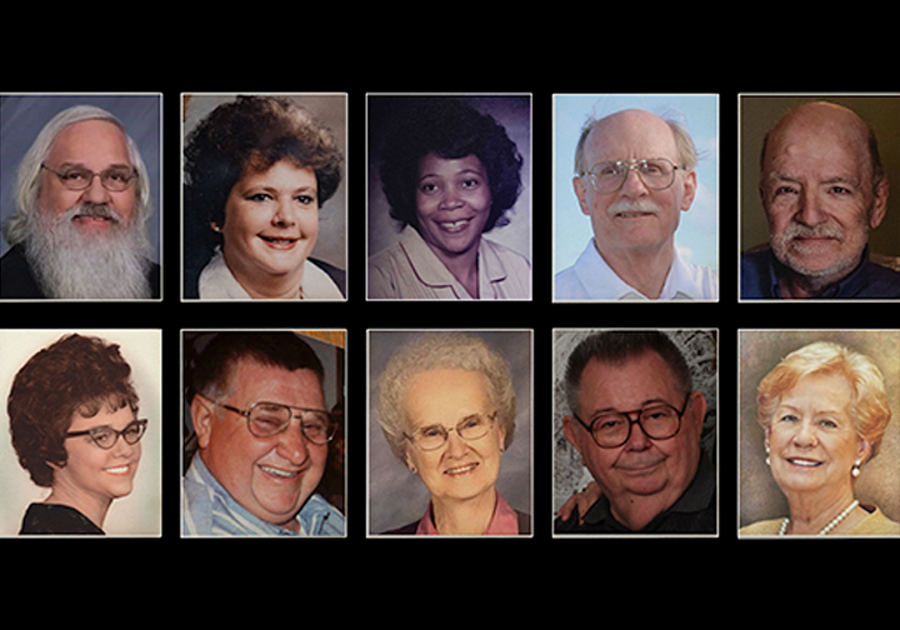 Photos of some of the 800 people who died at nursing homes operated by Trilogy