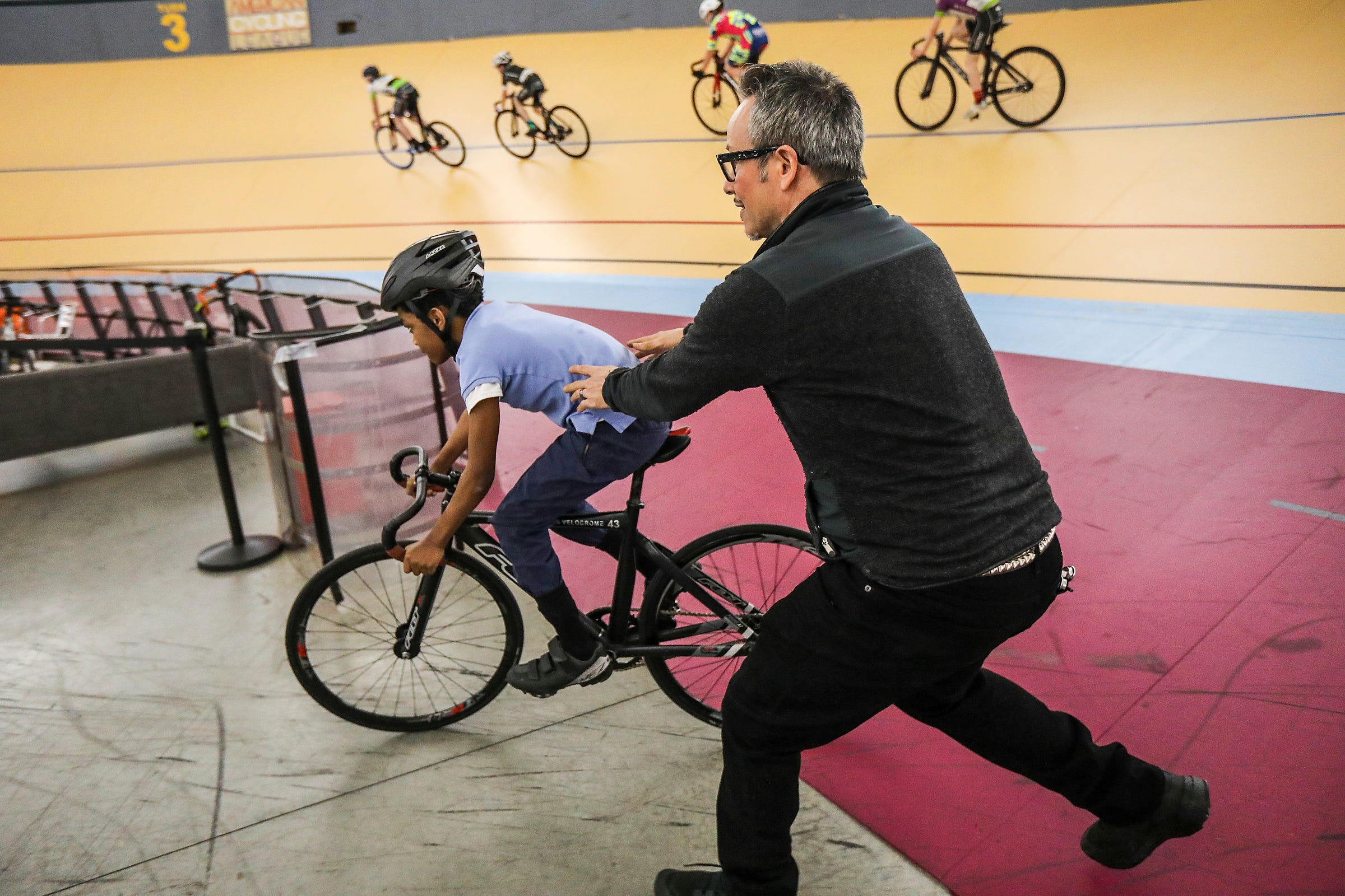 Free indoor cycling program for kids at Lexus Velodrome in Detroit