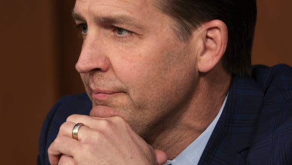 WASHINGTON, DC - MARCH 22: Sen. Ben Sasse (R-NE) q