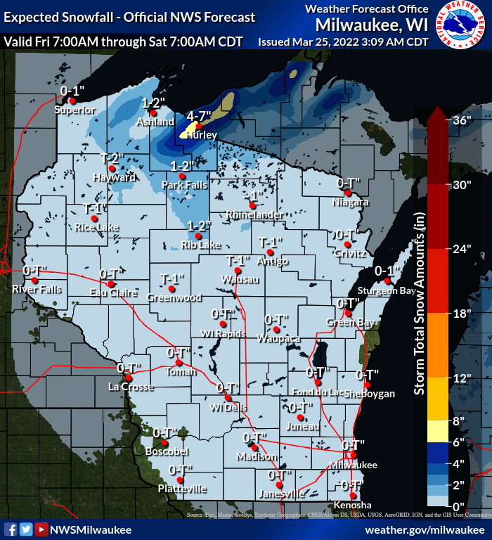 Quick Bursts Of Snow Known As Squalls Possible In Wisconsin On Friday