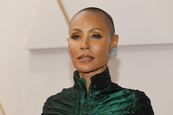 Jada Pinkett Smith attends the 94th Annual Academy Awards in Hollywood on March 27, 2022.