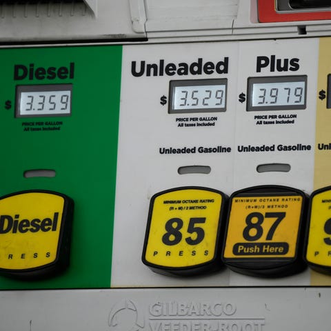 Gas prices in 2021 in Englewood, Colo.