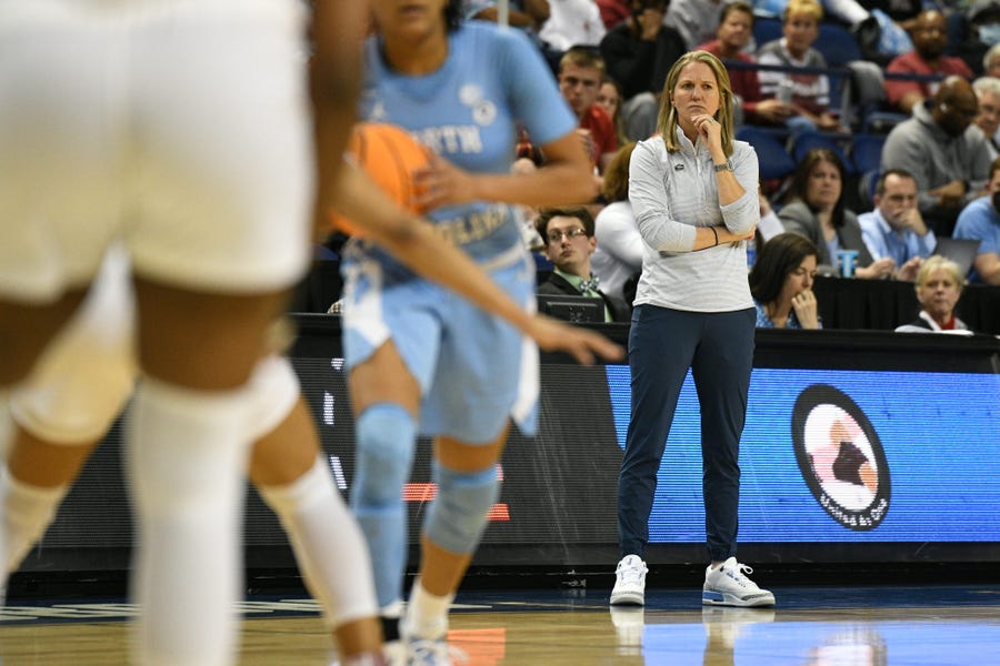 Courtney Banghart Discusses UNC Women's Basketball's Lower-Than-Expected Seeding