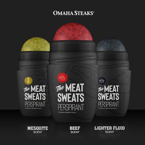 Omaha Steaks has a new 'perspirant' for meat lover