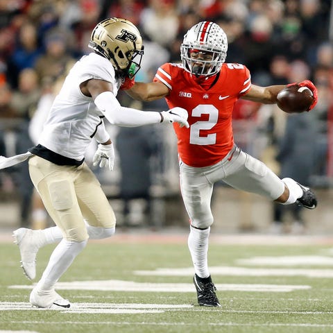 Ohio State Buckeyes wide receiver Chris Olave (2) 