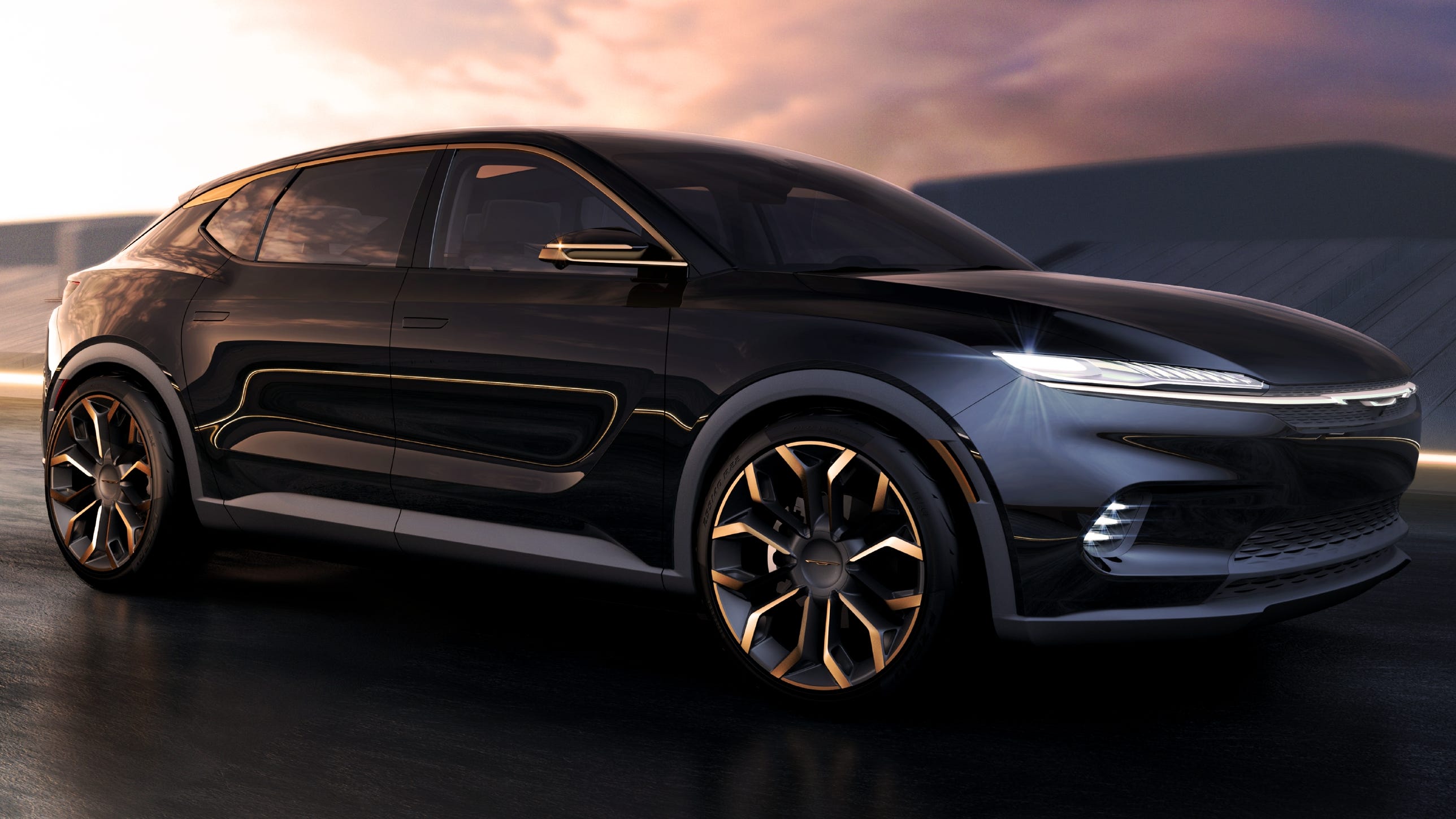Chrysler shows edgier electric Airflow 'Graphite' concept