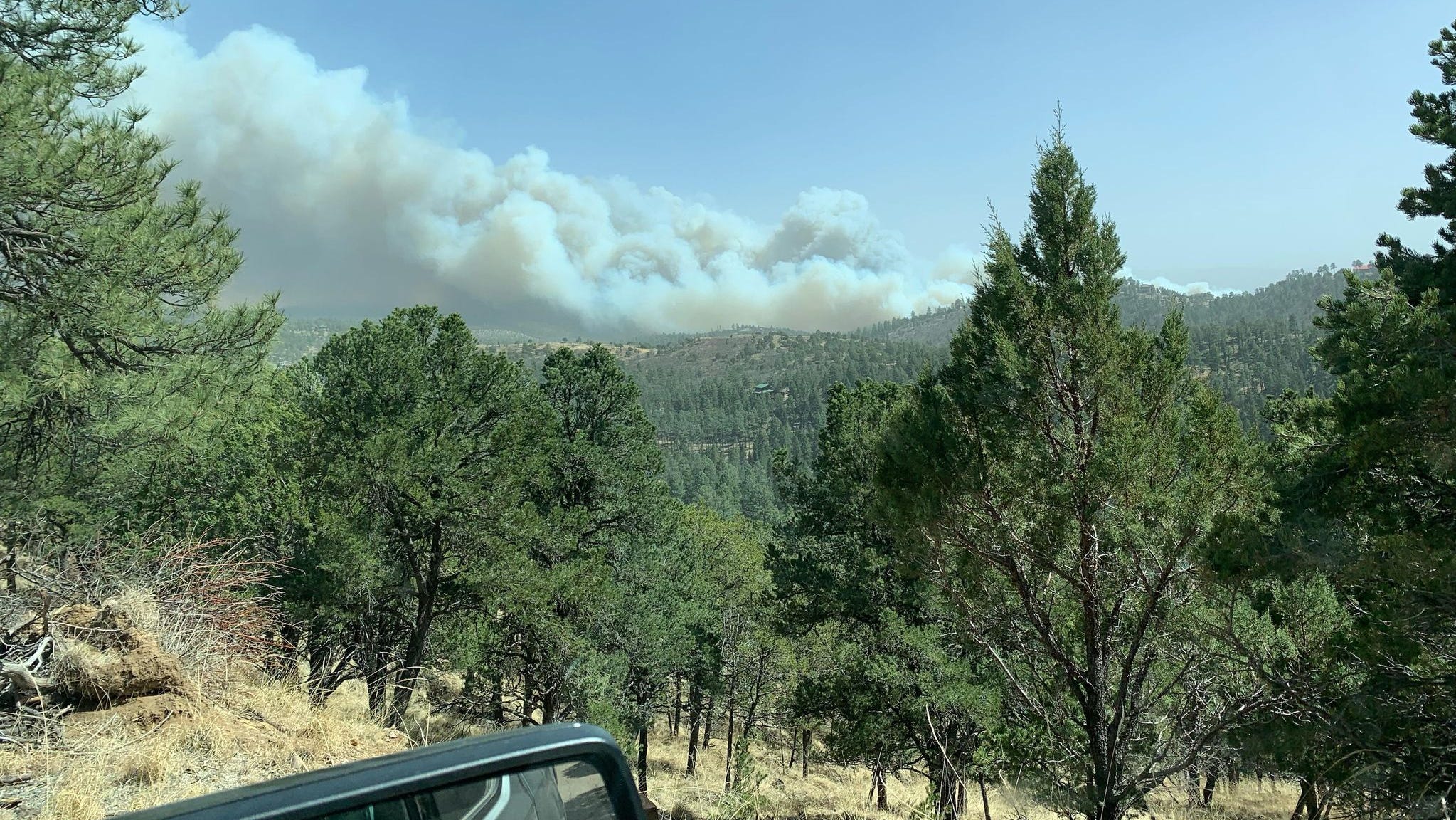 Ruidoso fire map Track McBride Fire, Nogal Canyon Fire