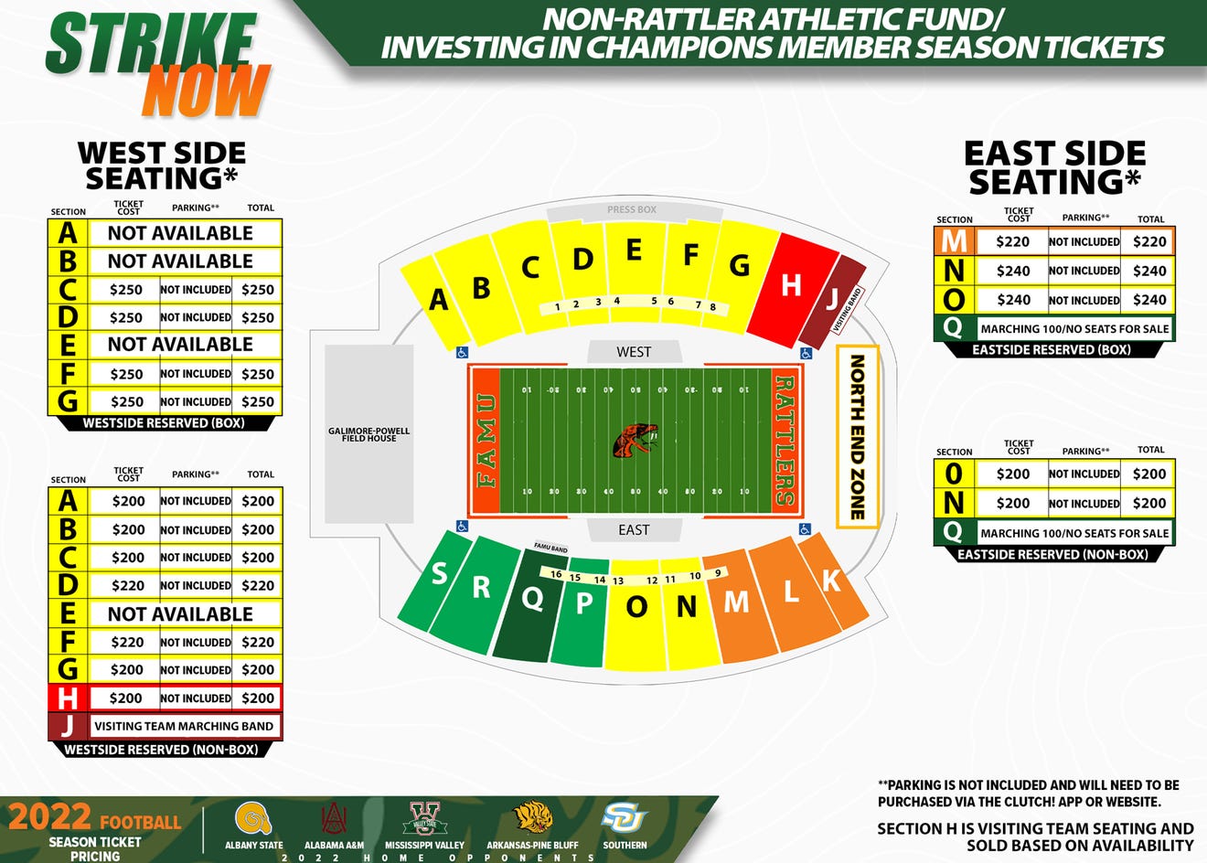 FAMU football Investing in Champions packages, season tickets available