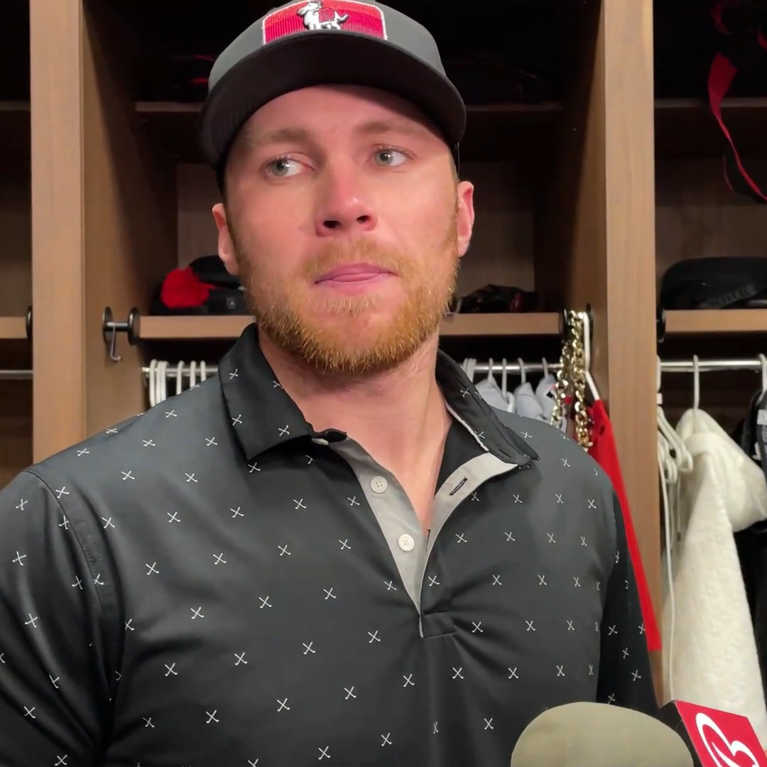 Brandon Drury discusses his three-run homer in Cincinnati Reds