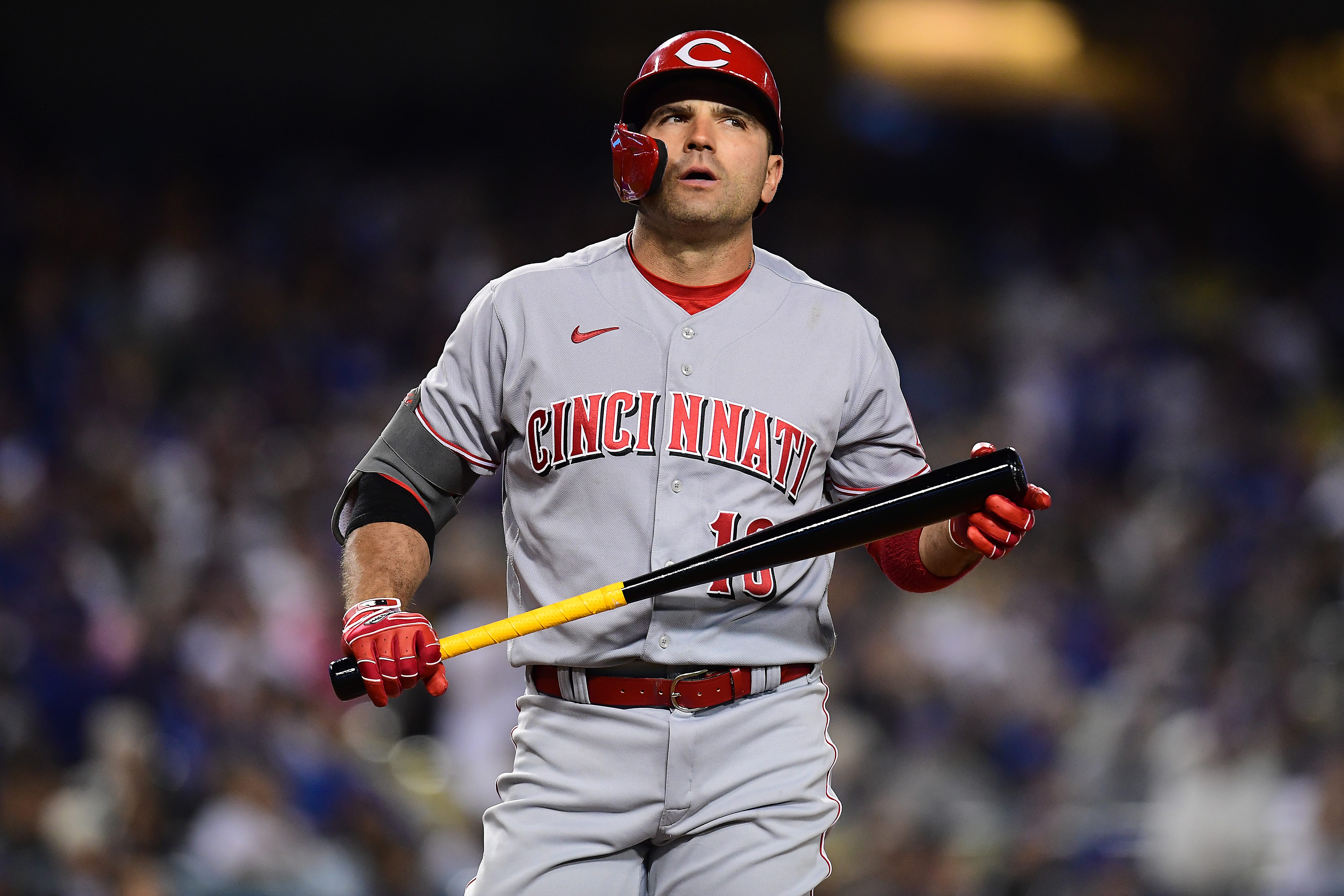 Joey Votto OK After Hit On Head By A Pitch In Reds Vs. Dodgers Game