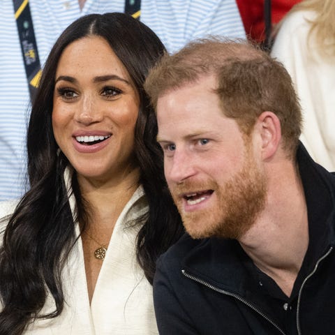 Prince Harry and Duchess Meghan of Sussex attend t