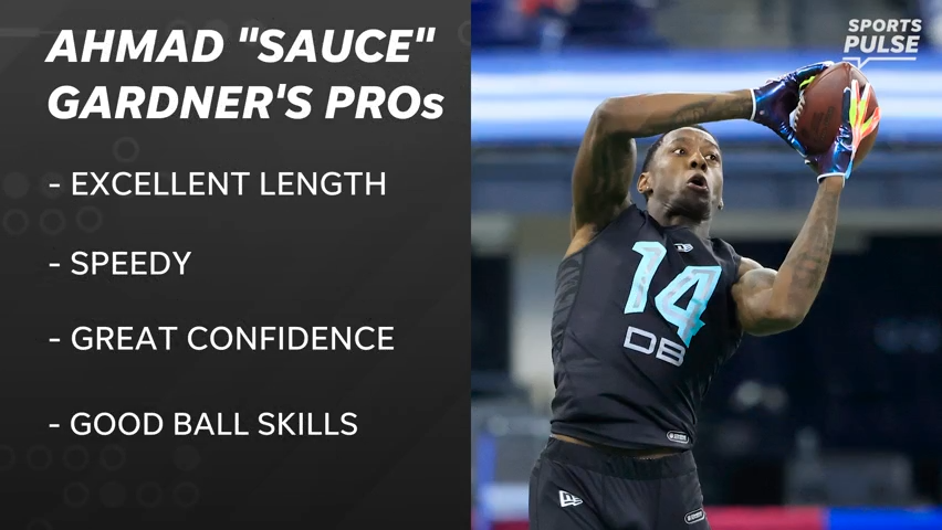 Jets pick Sauce Gardner at No. 4. Here is what they're getting