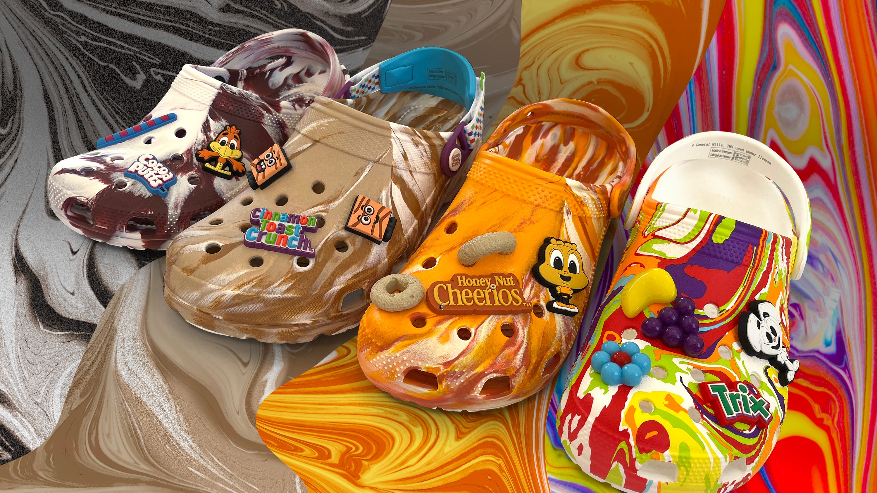 Cerealinspired Crocs have hit shelves. Here's how to get some.