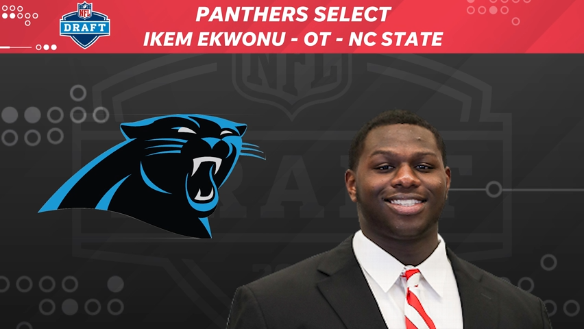 Carolina Panthers select Ikem Ekwonu with sixth pick in NFL draft