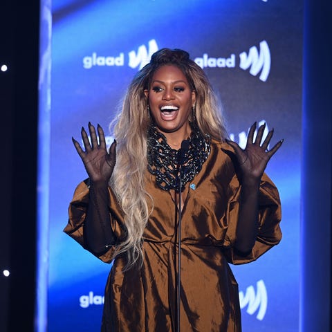 Laverne Cox attends the 33rd Annual GLAAD Media Aw