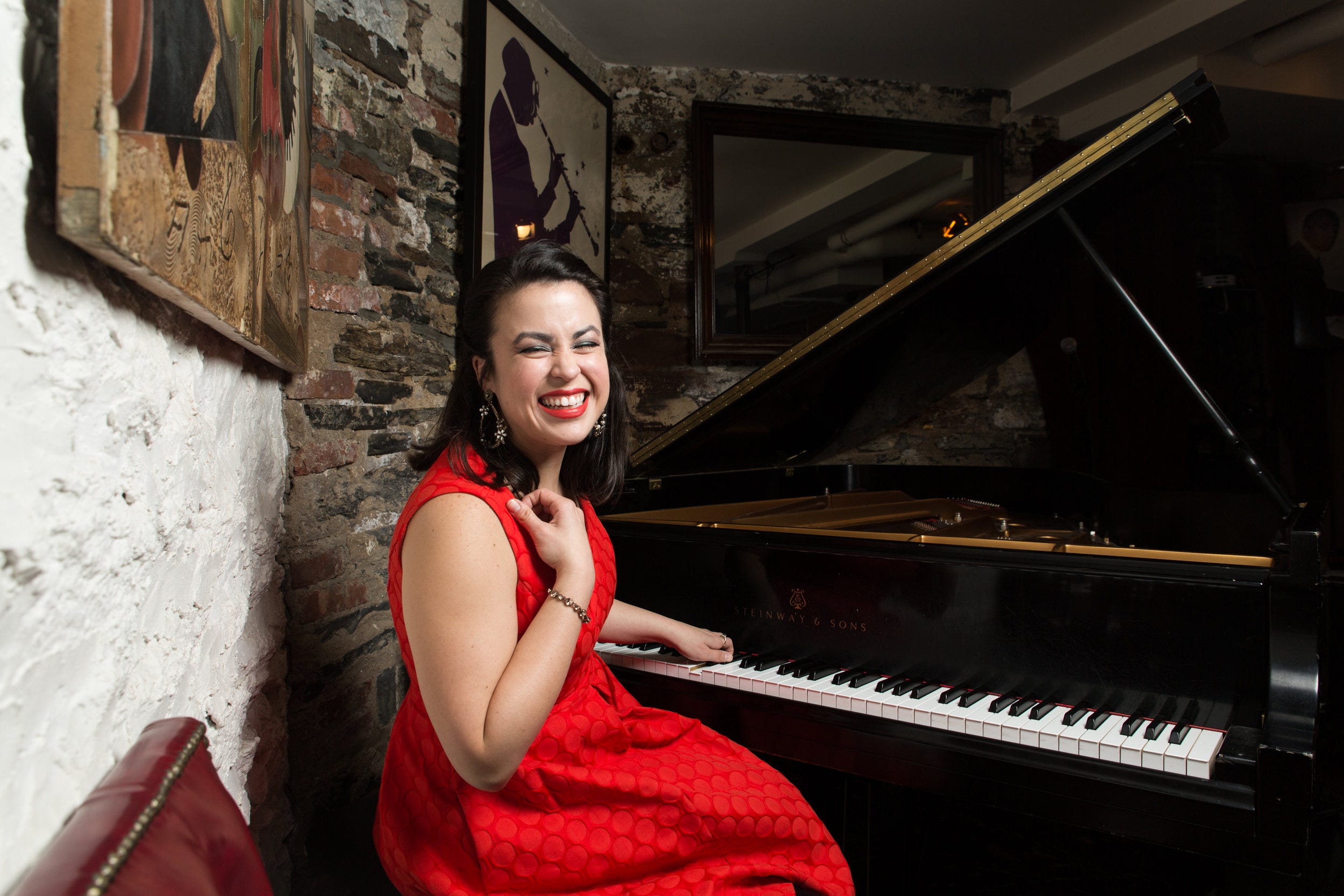 How jazz artist Champian Fulton plays both and in and out of her time