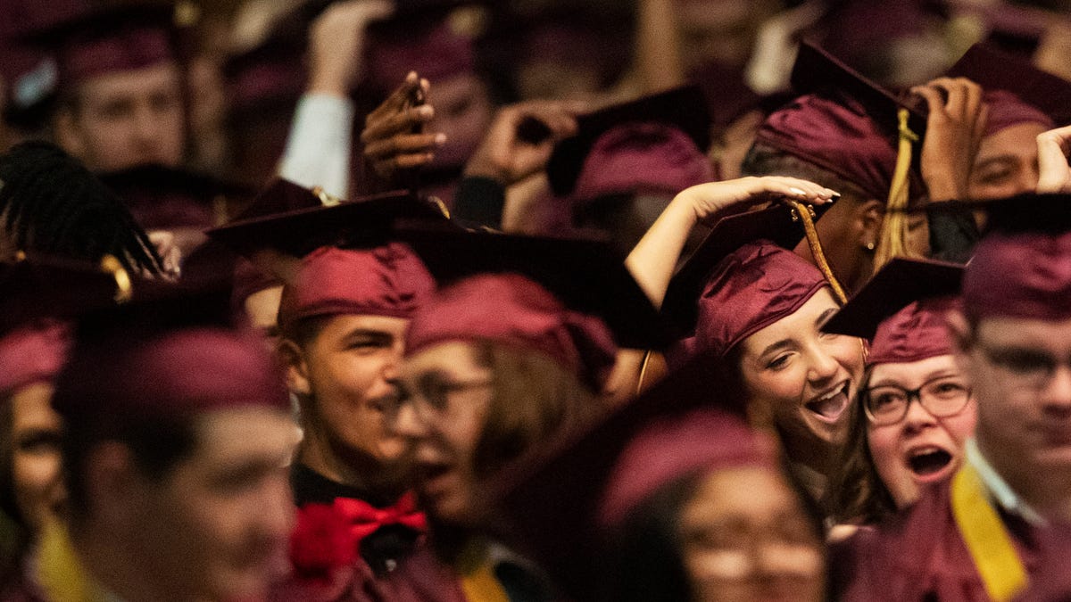 Riverdale High School graduates take stage