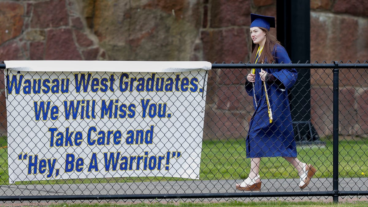 Photos from the 2022 Wausau West High School graduation ceremony