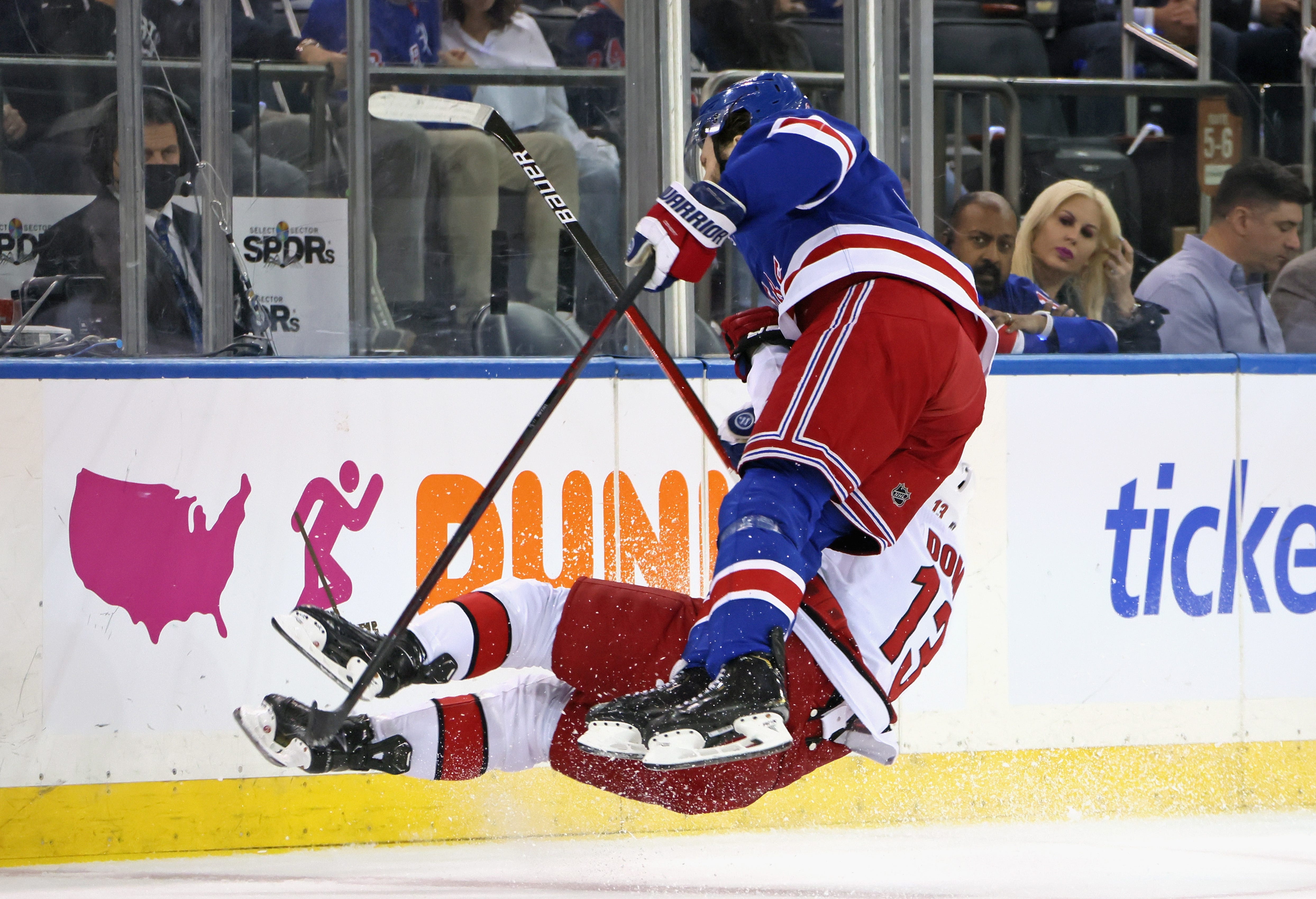 Jacob Trouba Sets The Tone As NY Rangers Even Series Against Hurricanes