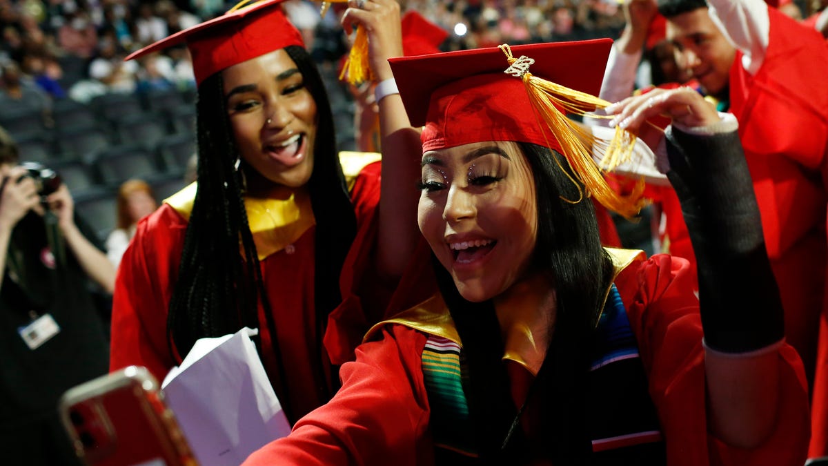 Clarke Central High School graduation ceremony at Stegeman Coliseum