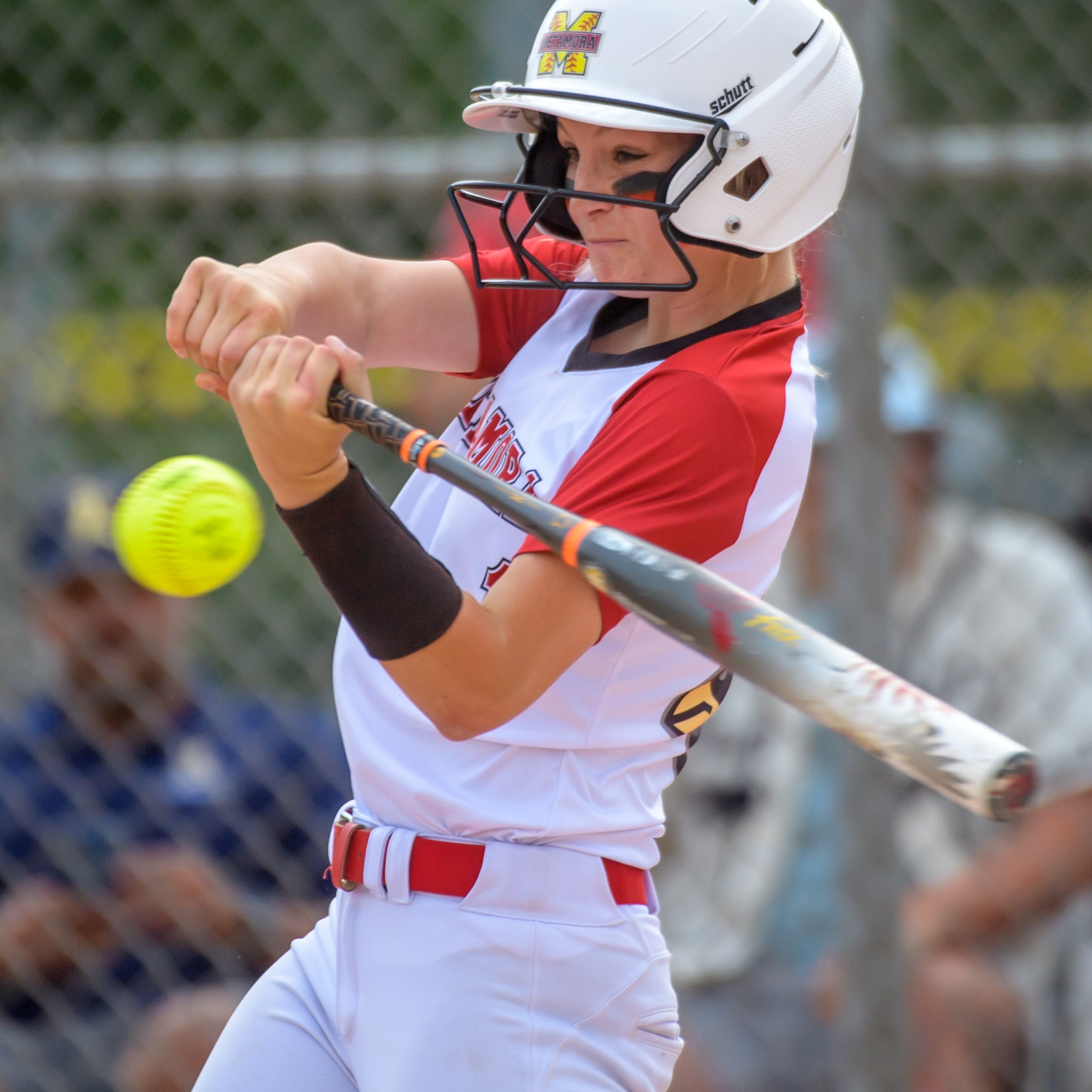 Metamora's Kaidance Till swings at a Lemont pitch during their Class 3A state softball supersectional Monday, June 6, 2022 at EastSide Centre in East Peoria.