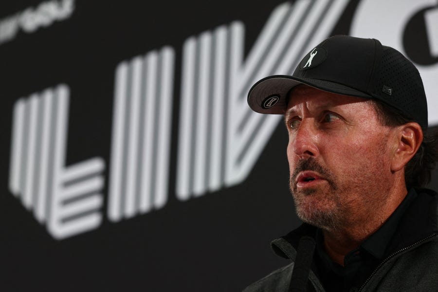 Phil Mickelson headlines a field of 48 golfers at this week's LIV Golf Invitational London -- the inaugural event in a breakaway series threatening to tear the sport apart.