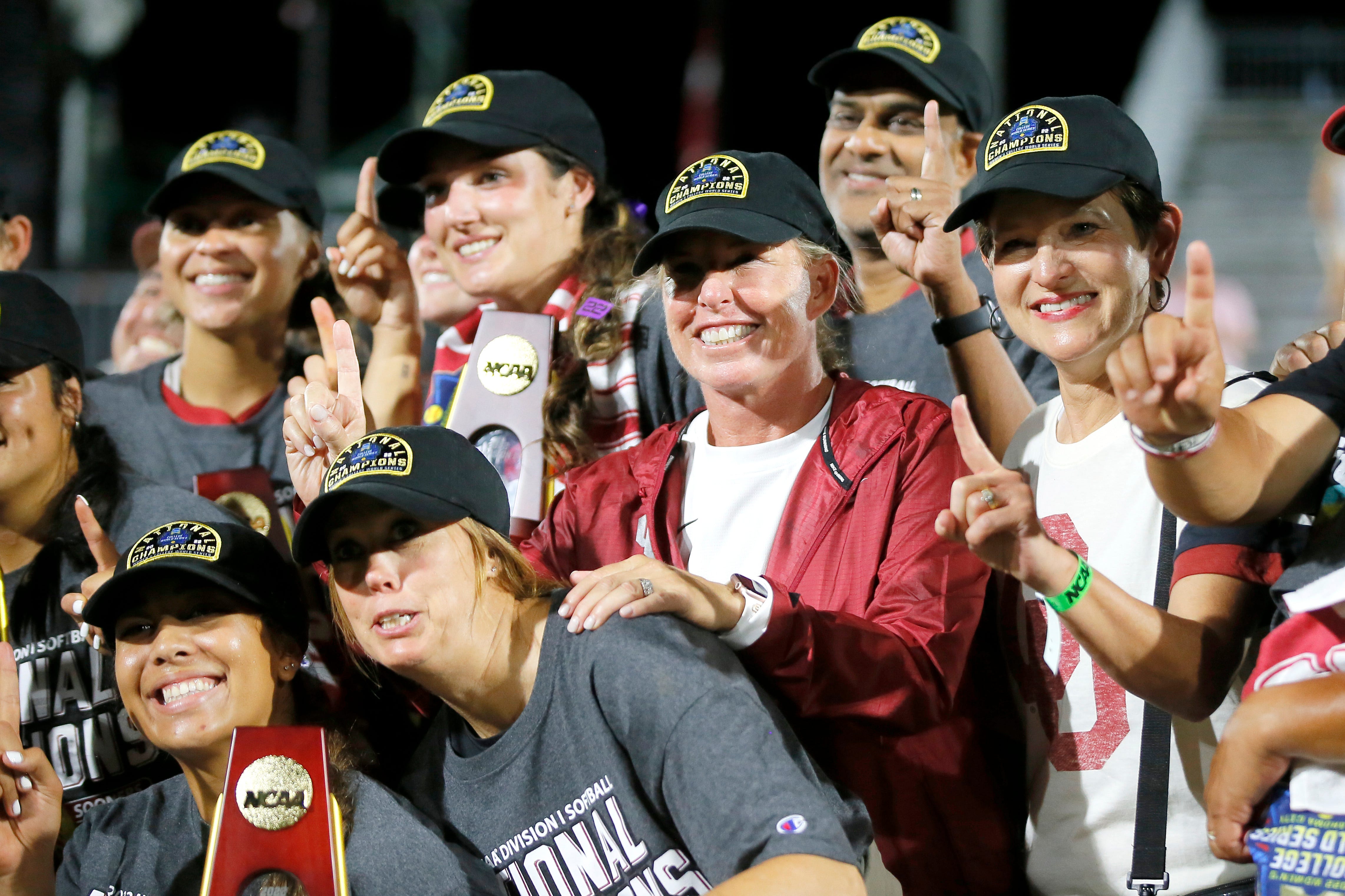 ou softball national championship hat