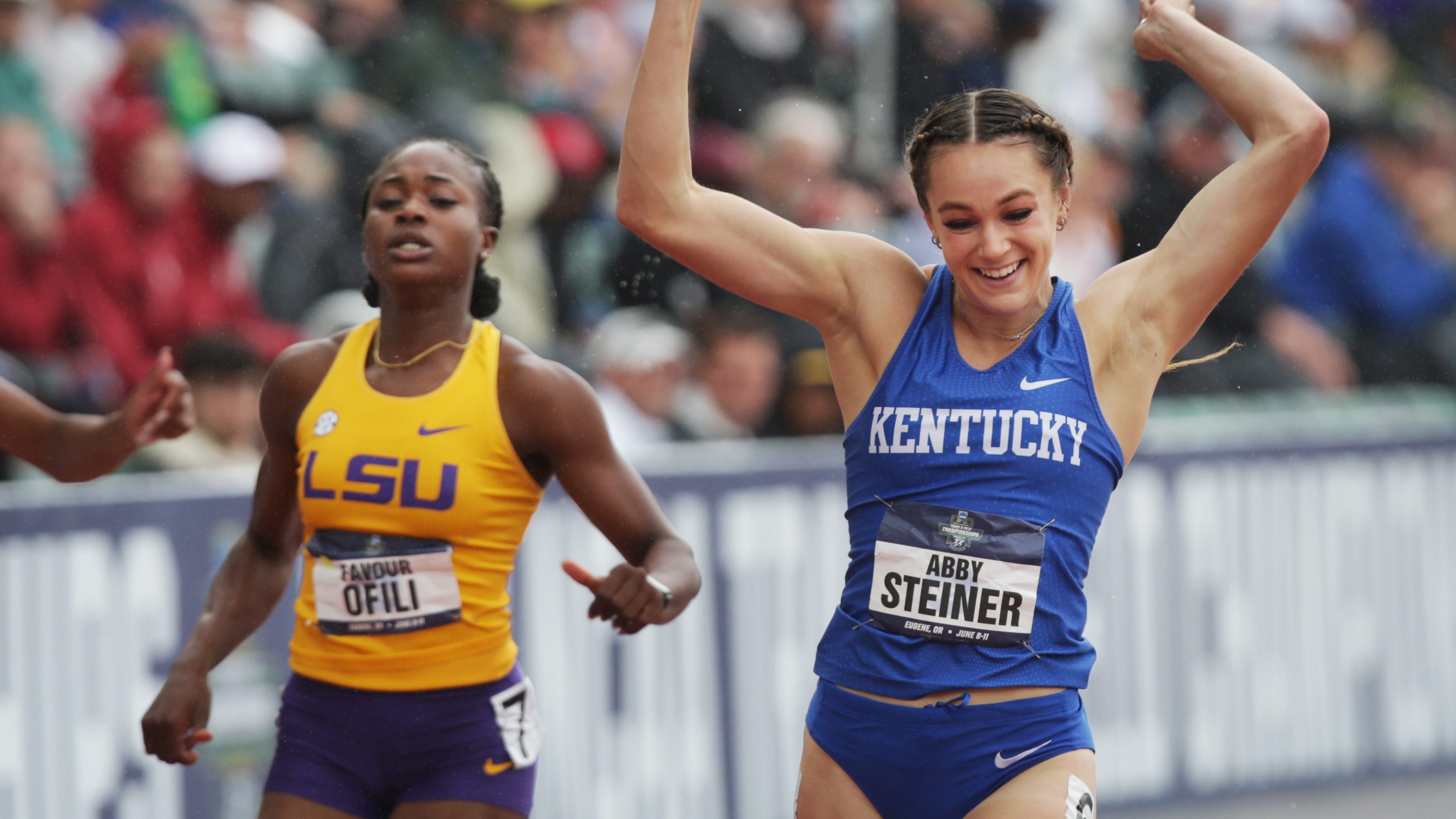 Abby Steiner Kentucky track star wins 200meter outdoor title