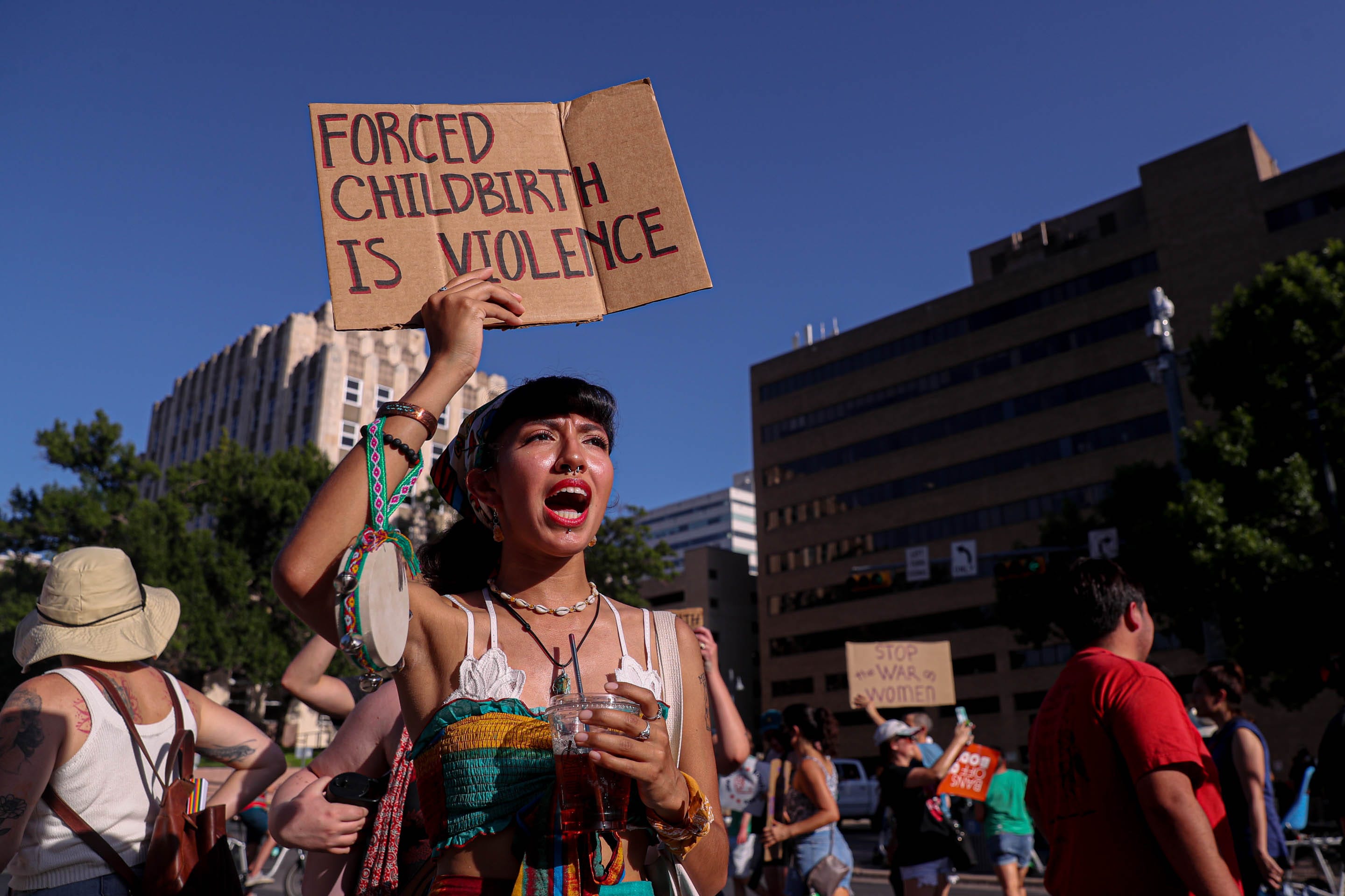 Austin Protest Follows-Roe V. Wade Supreme Court Decision