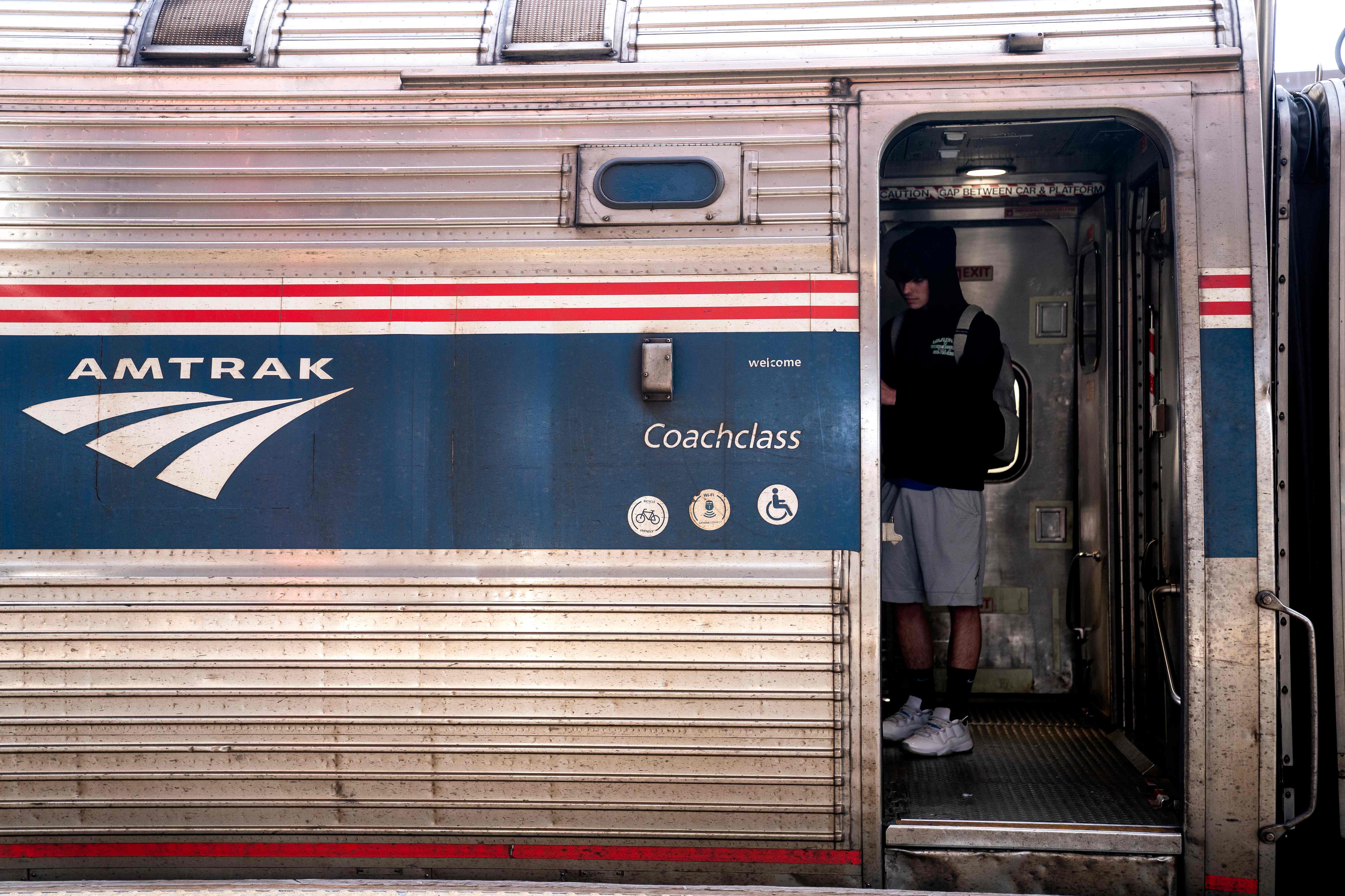 amtrak train cabin