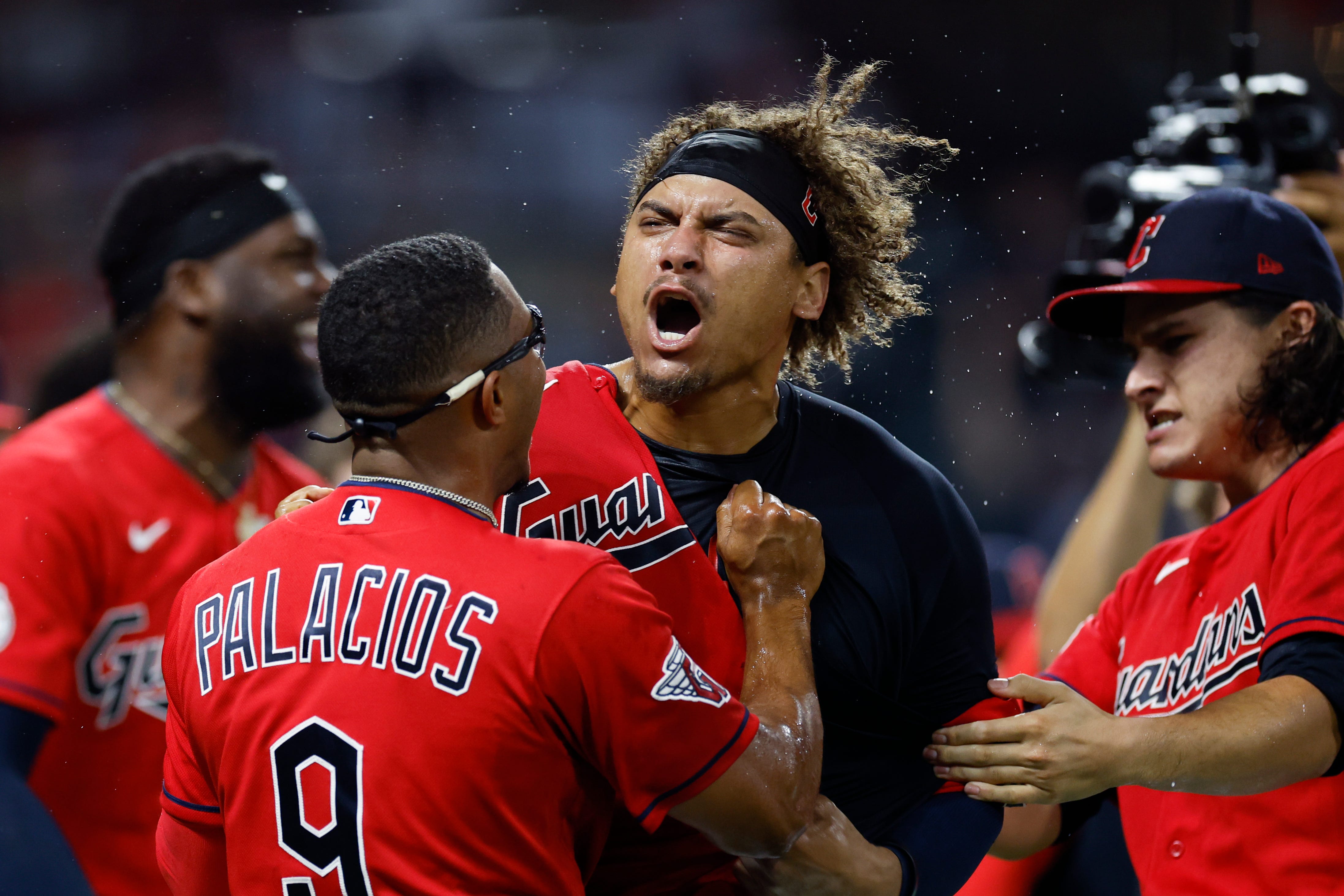 Josh Naylor's head-butt mangled Terry Francona's glasses