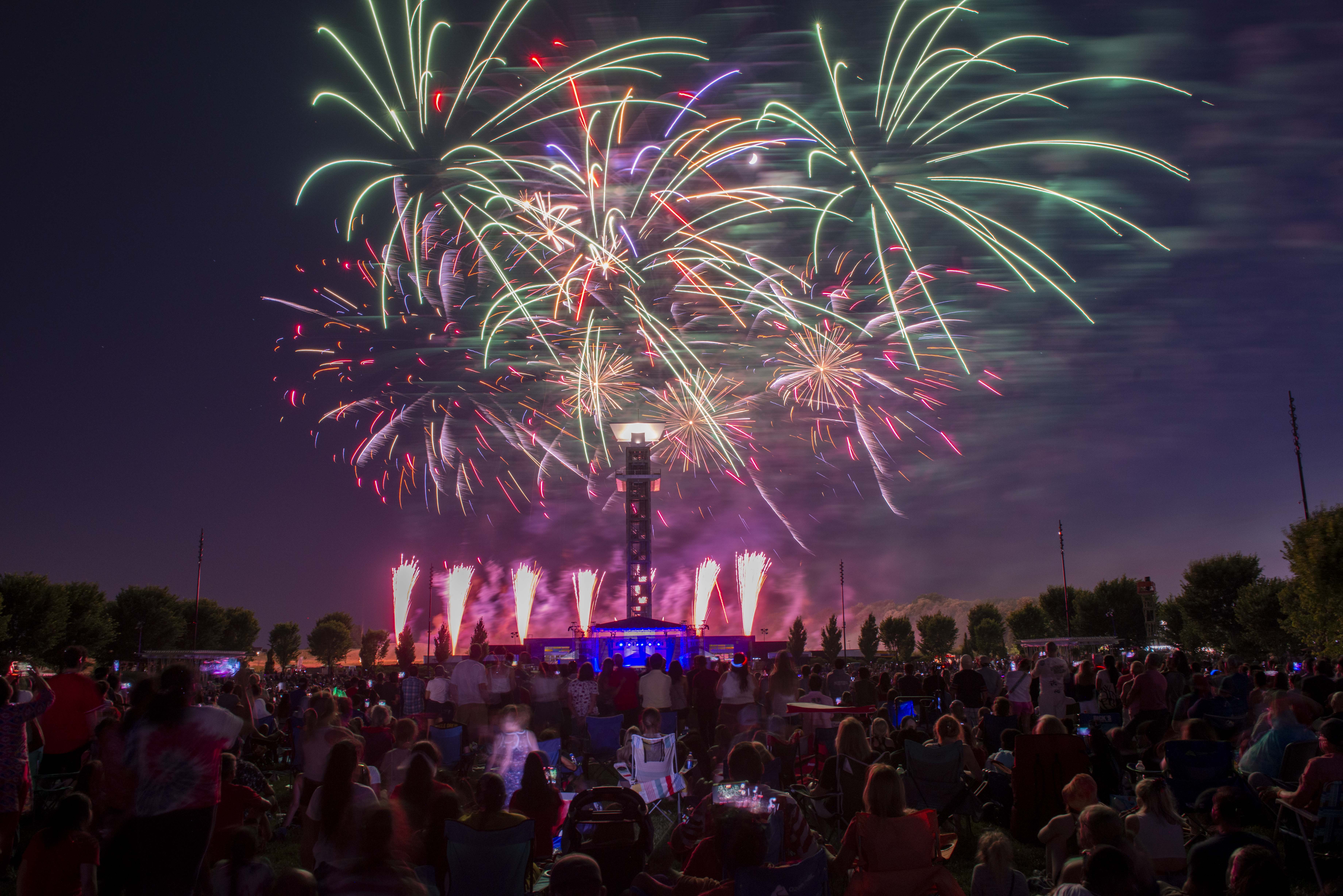 Blue Ash Fireworks 2025 Images References :