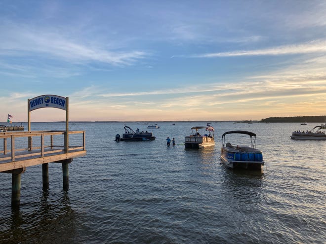 Dewey Beach celebrates Independence Day and prepares for fireworks on Monday, July 4, 2022.