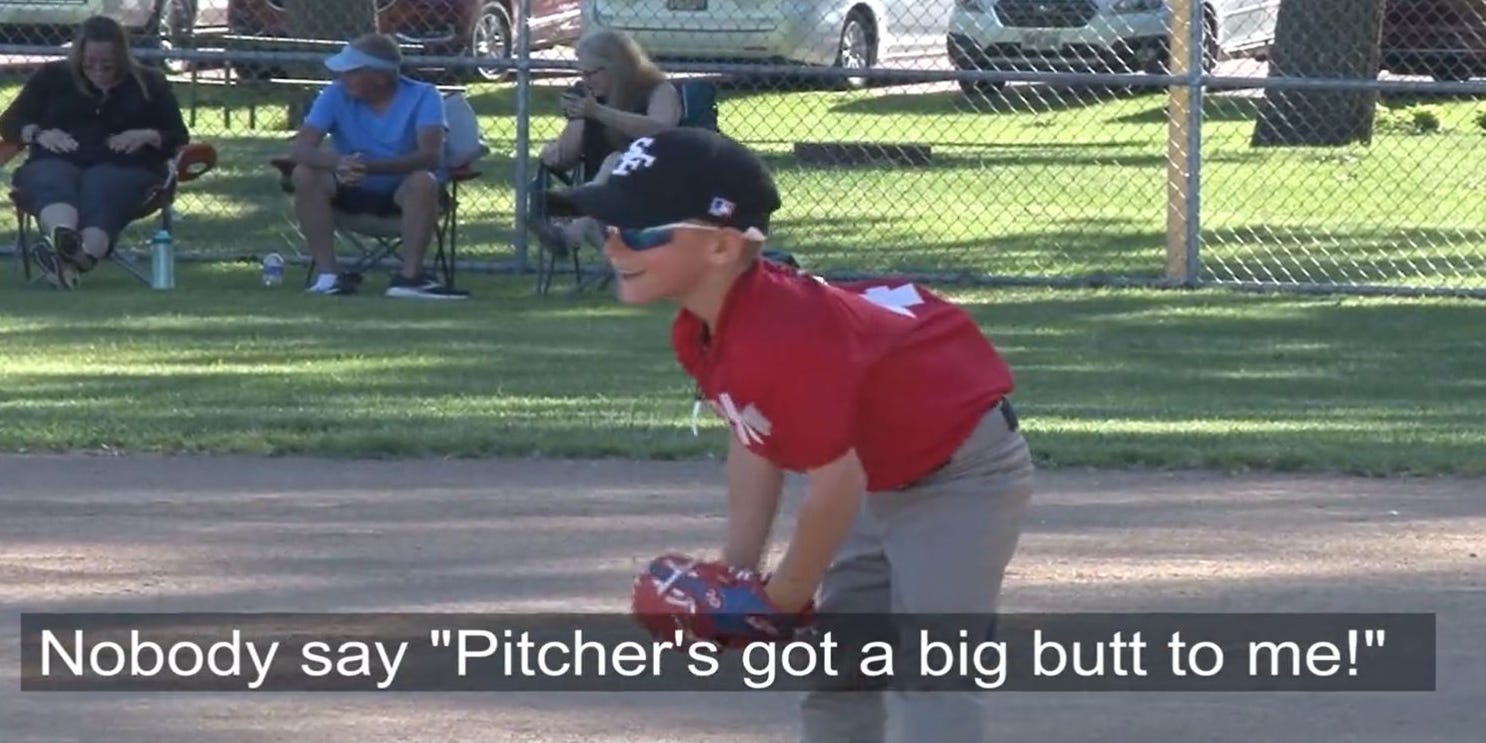 Mic'd up South Dakota youth baseball game video goes viral