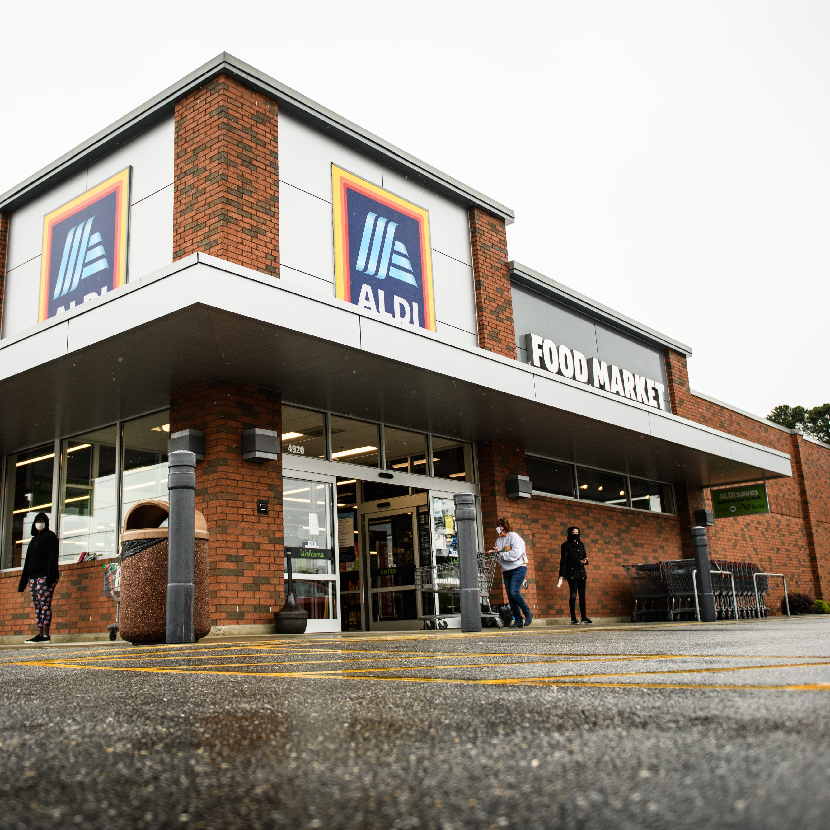 Aldi food market at 4920 Raeford Road.