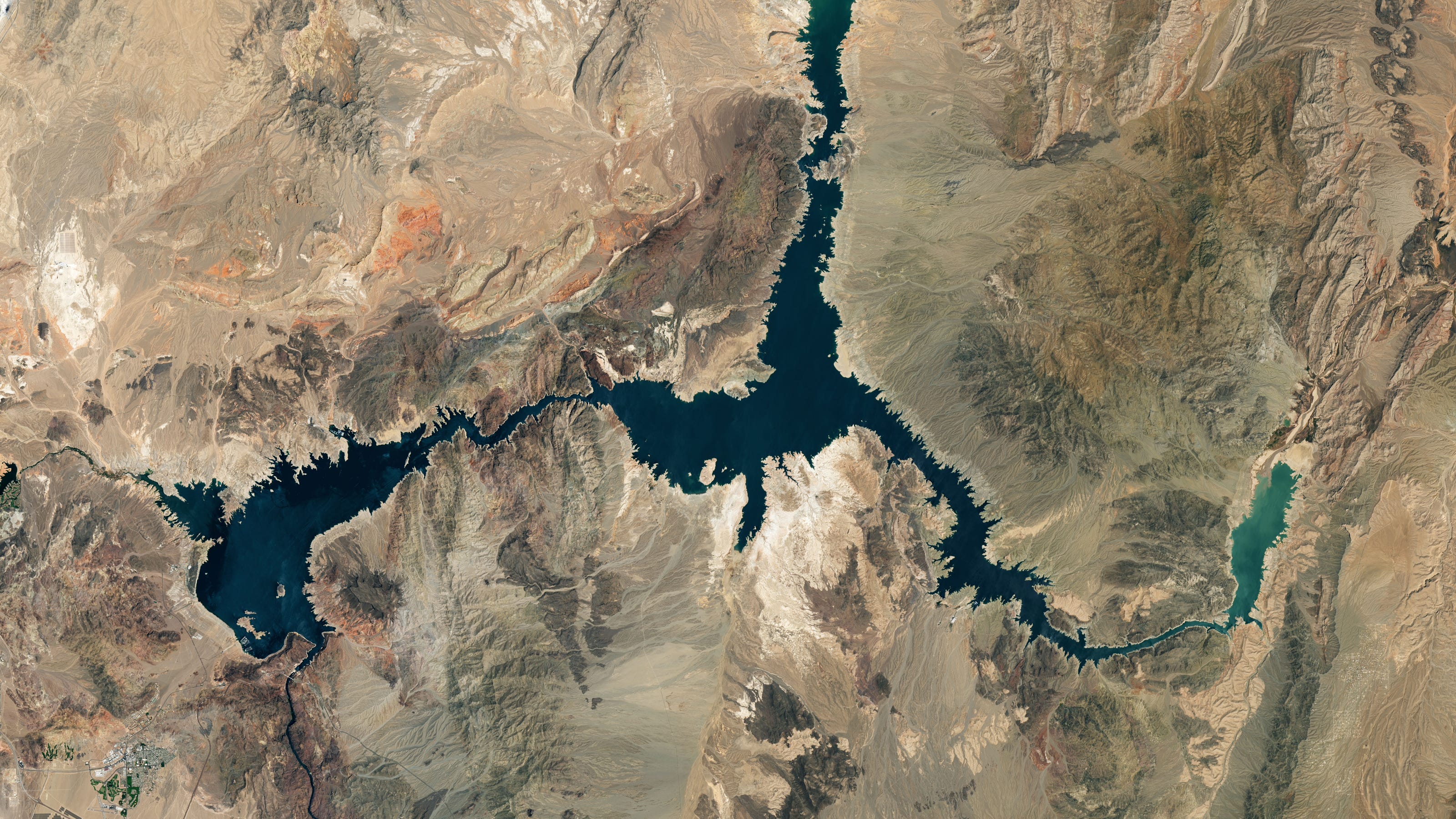 Nasa Satellite Images Show Water Losses At Lake Mead On Colorado River