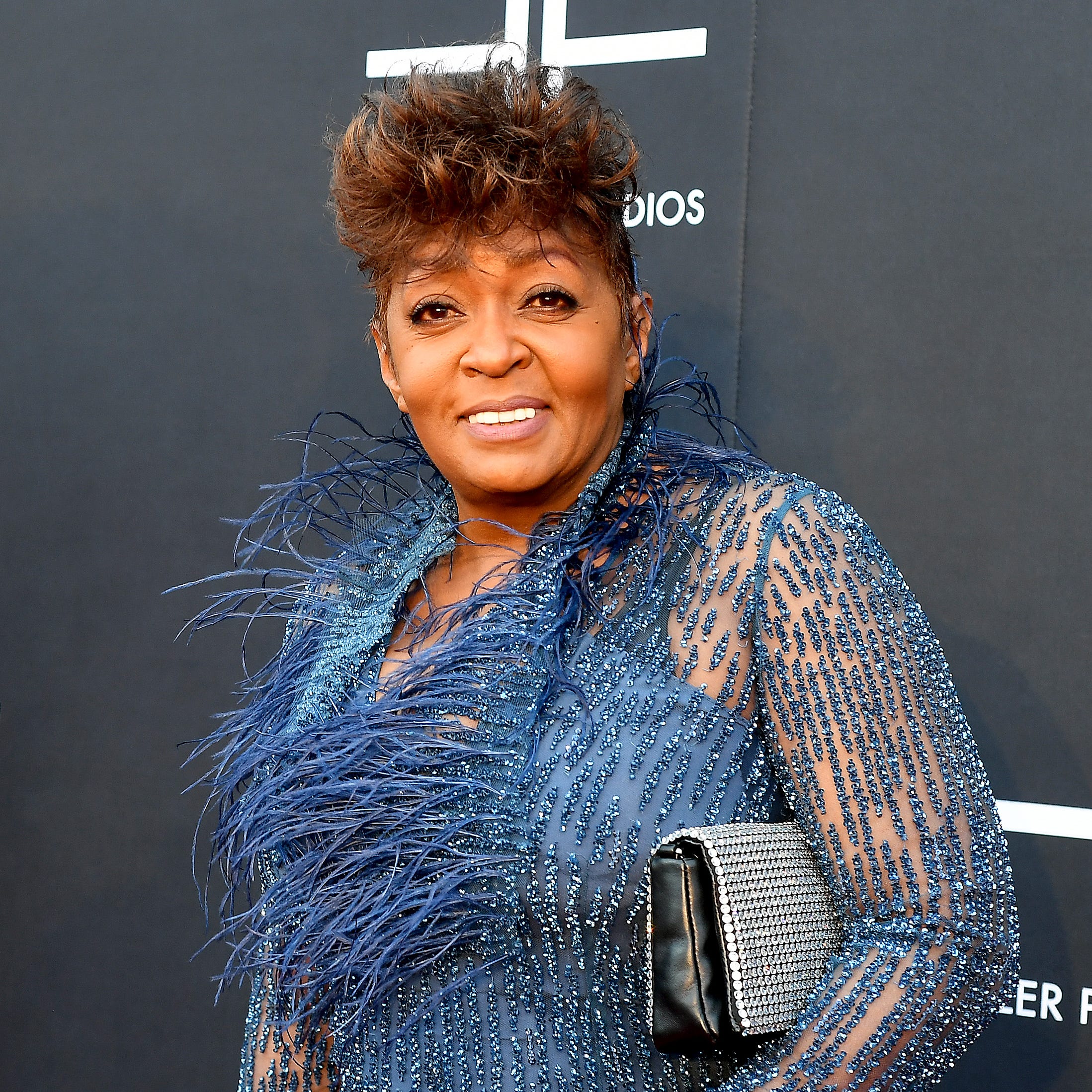 Note: Anita Baker barred media photographers from her Friday concert at Little Caesars Arena in Detroit. In this file photo, she is pictured in October 2019 at the grand opening of Tyler Perry Studios in Atlanta.