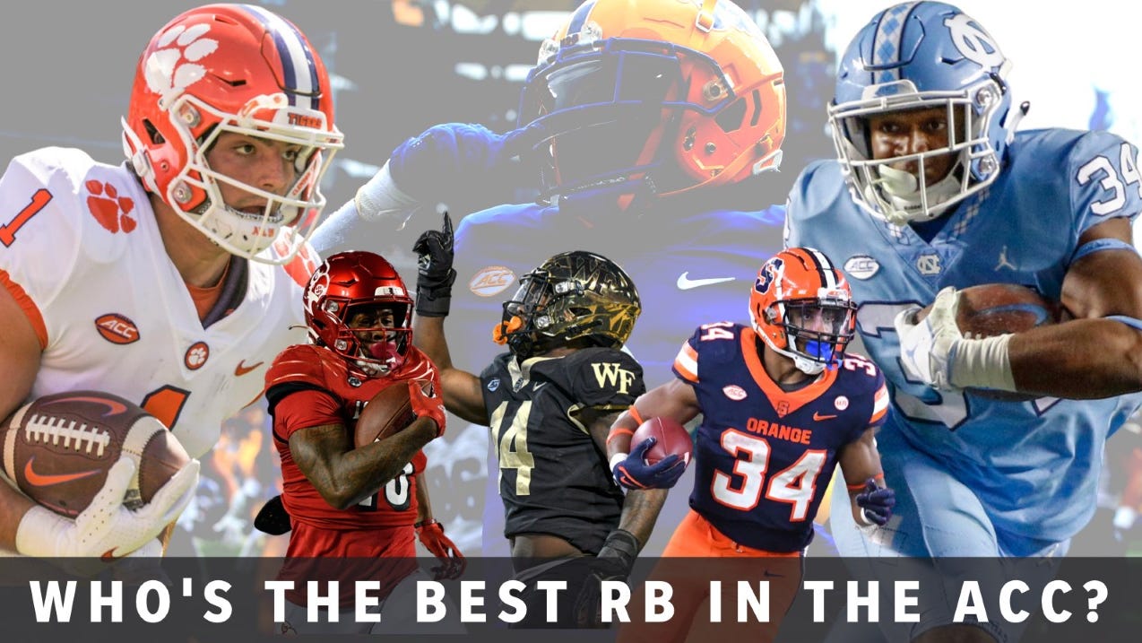 ACC football rankings Which running backs will make mark in 2022?