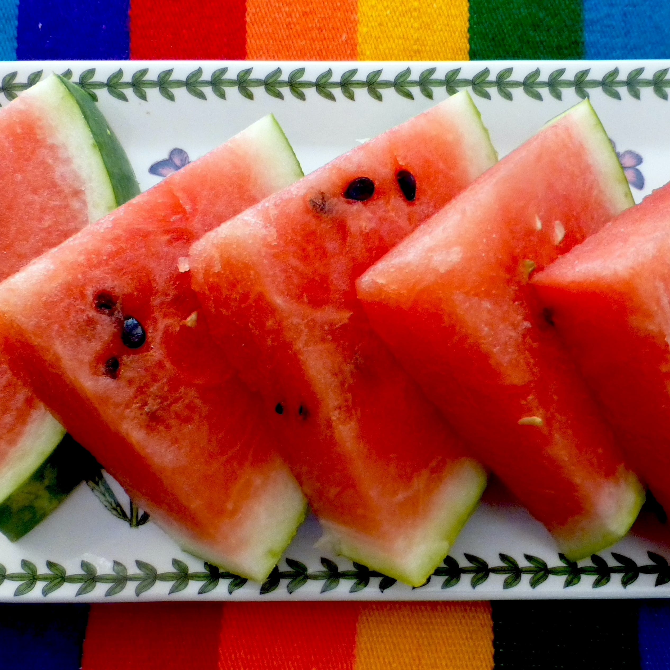 Watermelon is a hydrating superfood packed with nutrition. It is number 1 on the list of budget-friendly fruits; one large watermelon can feed up to three dozen people at only 17 cents per serving.