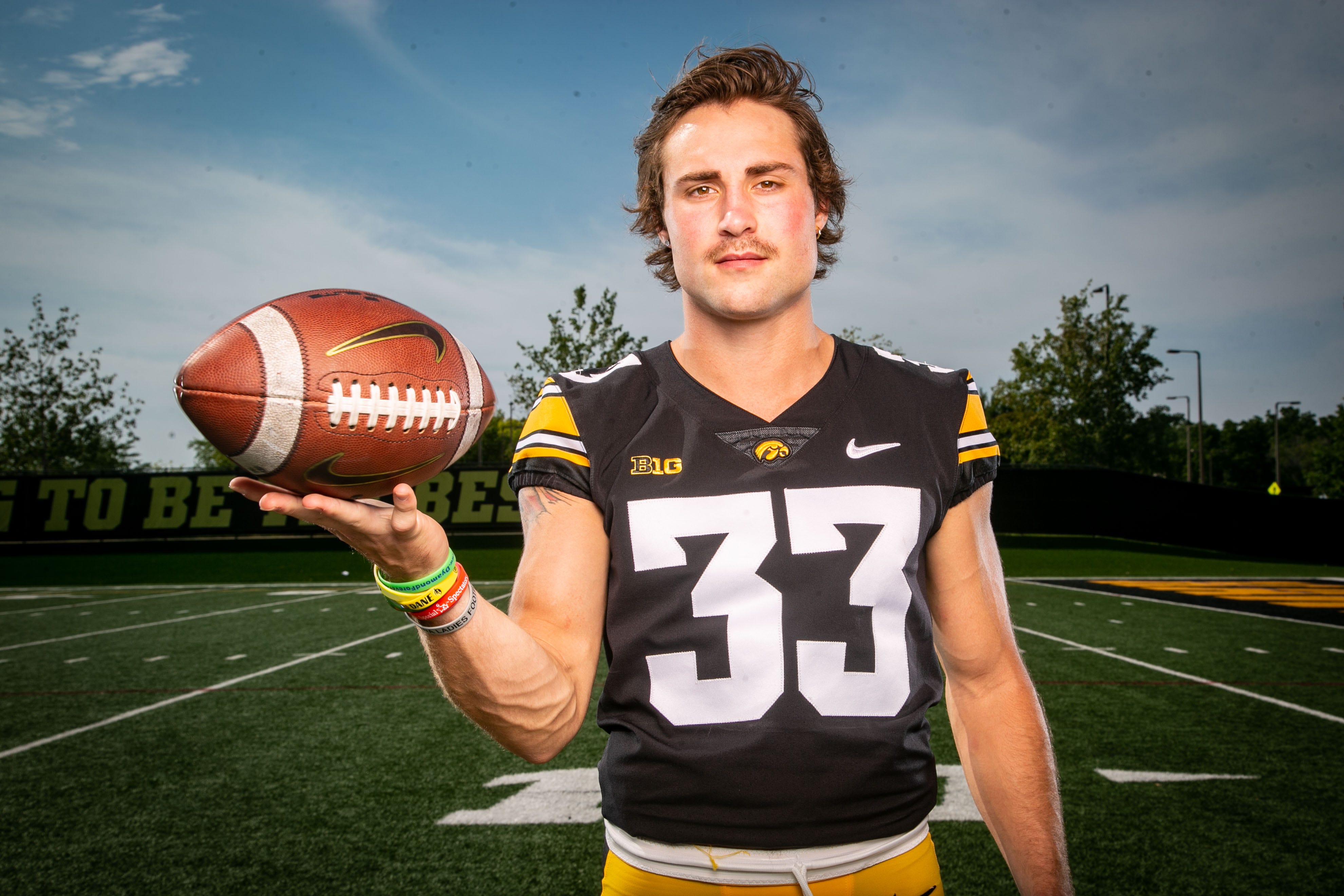 The Unlikely Rise Of Unconventional Iowa Football Star Riley Moss