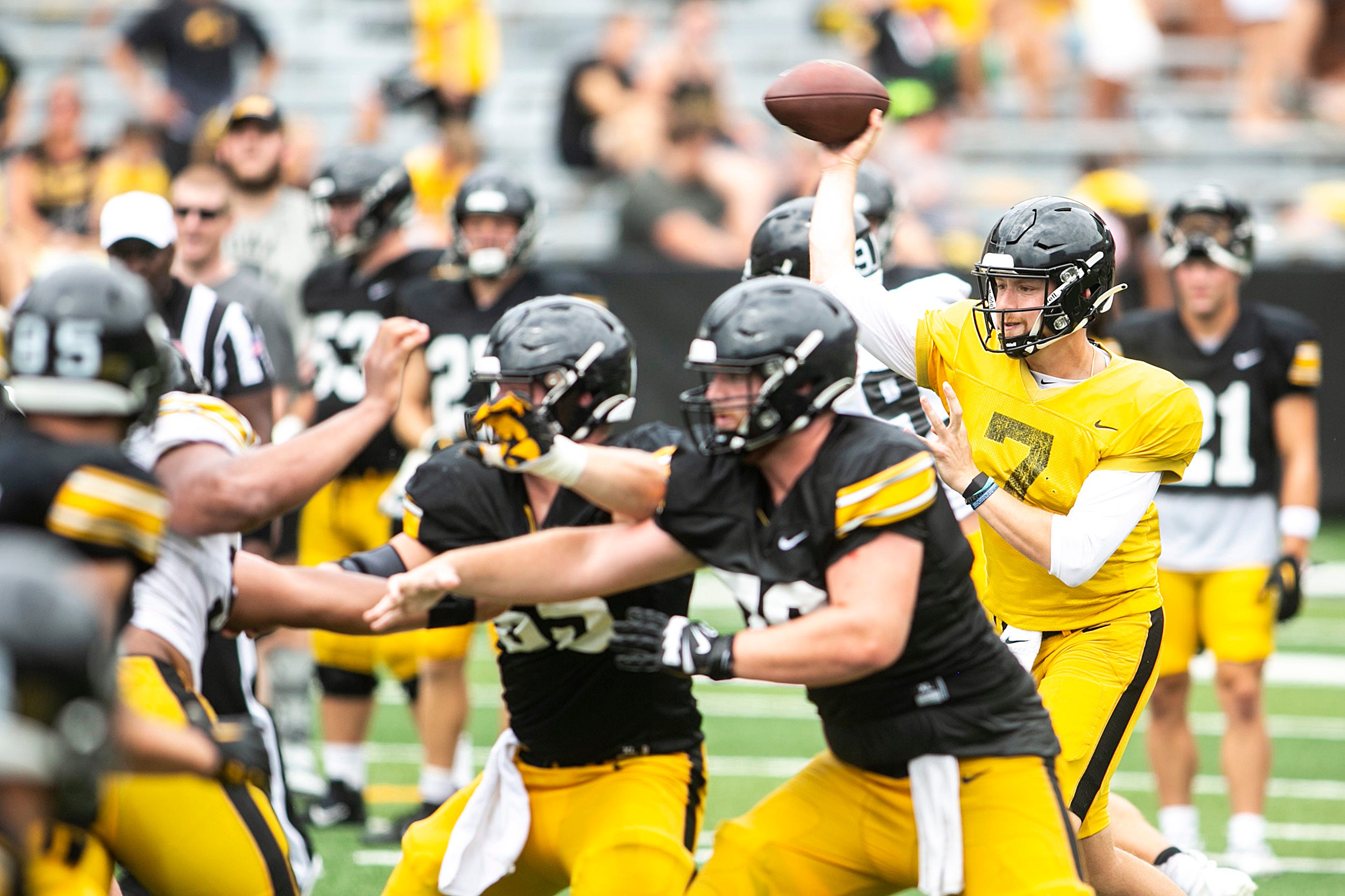 Iowa Football Depth Chart Analysis: Are There Issues At Receiver?