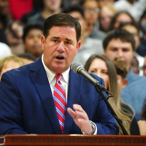 Gov. Doug Ducey talks about the school vouchers le