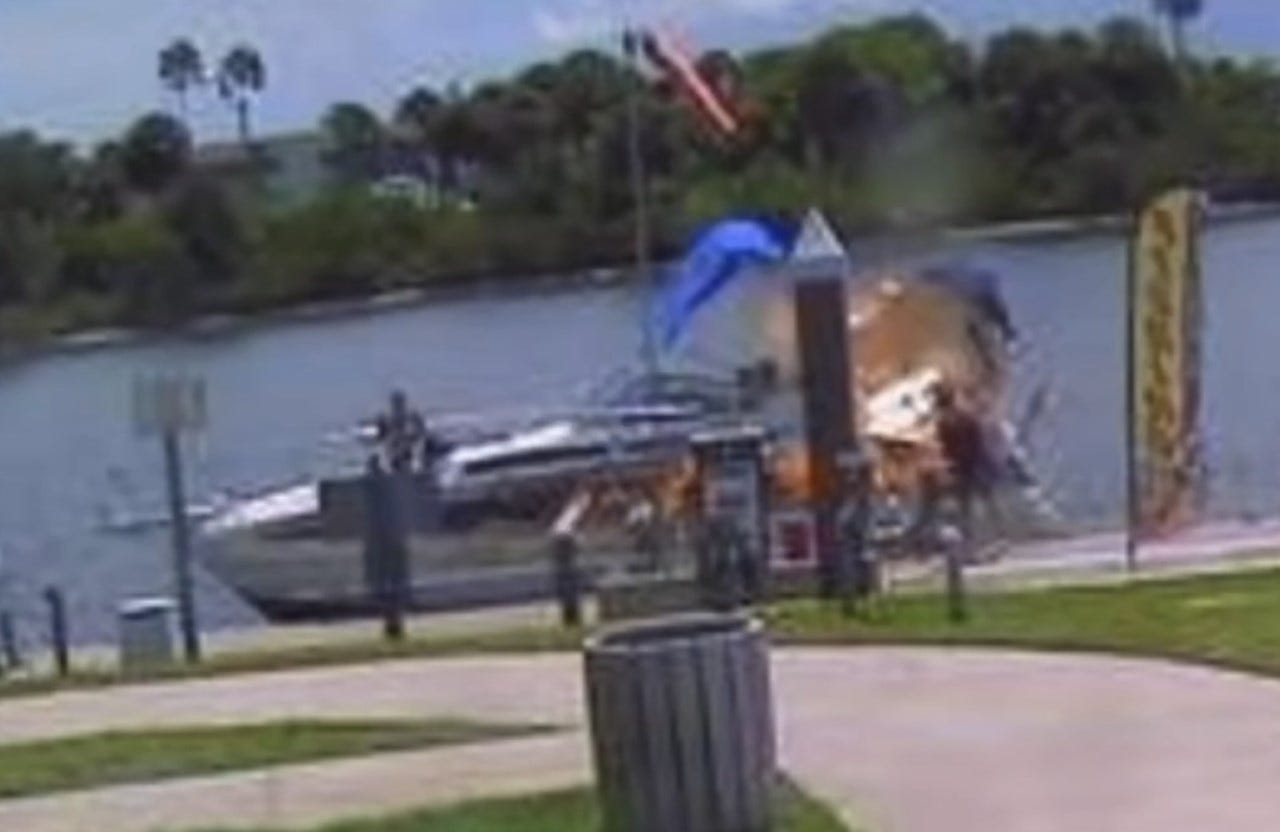 Boat Explosion At Florida Marina Caused By Igniting Fumes