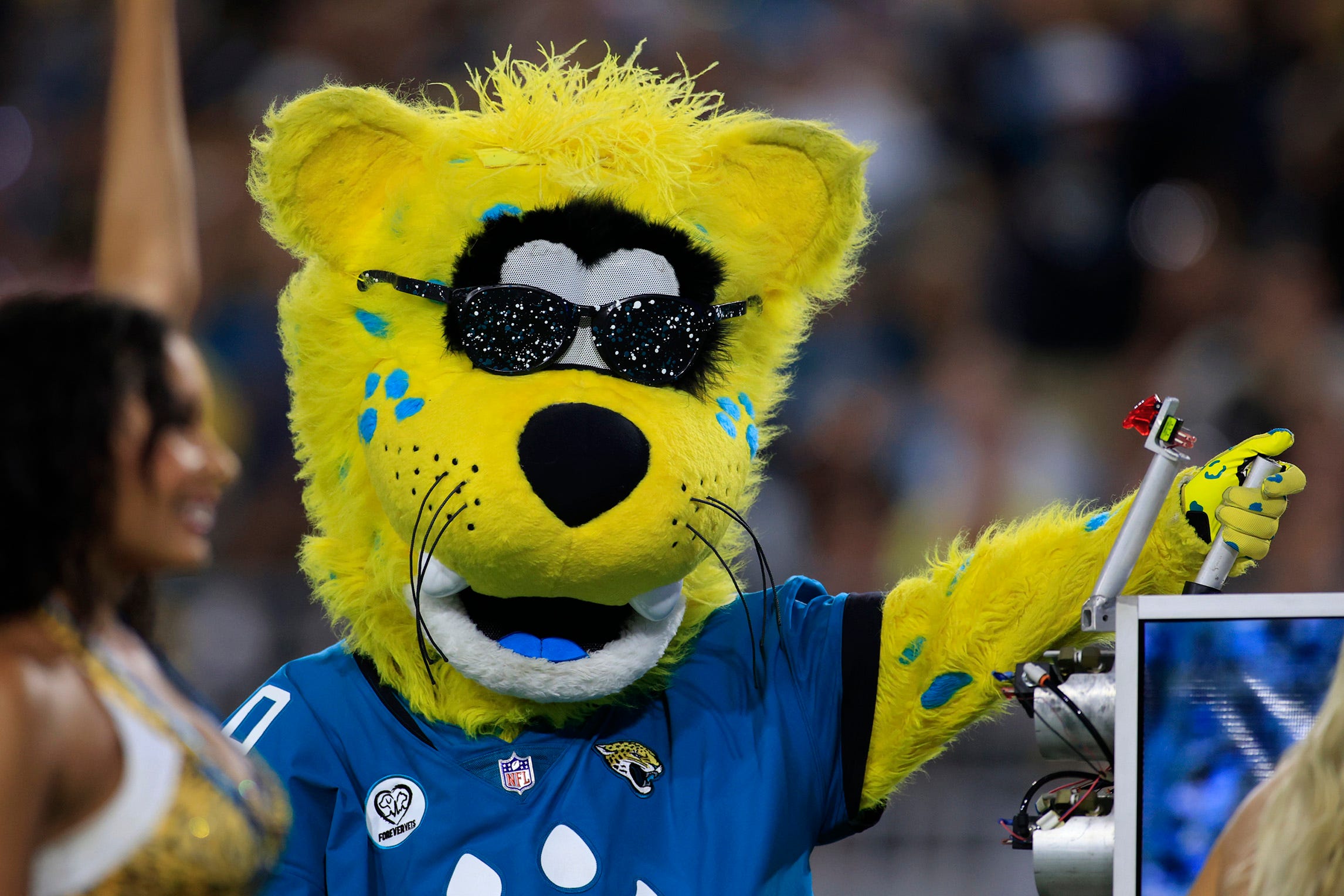 Bleacher Report - Jags mascot in a… speedo 