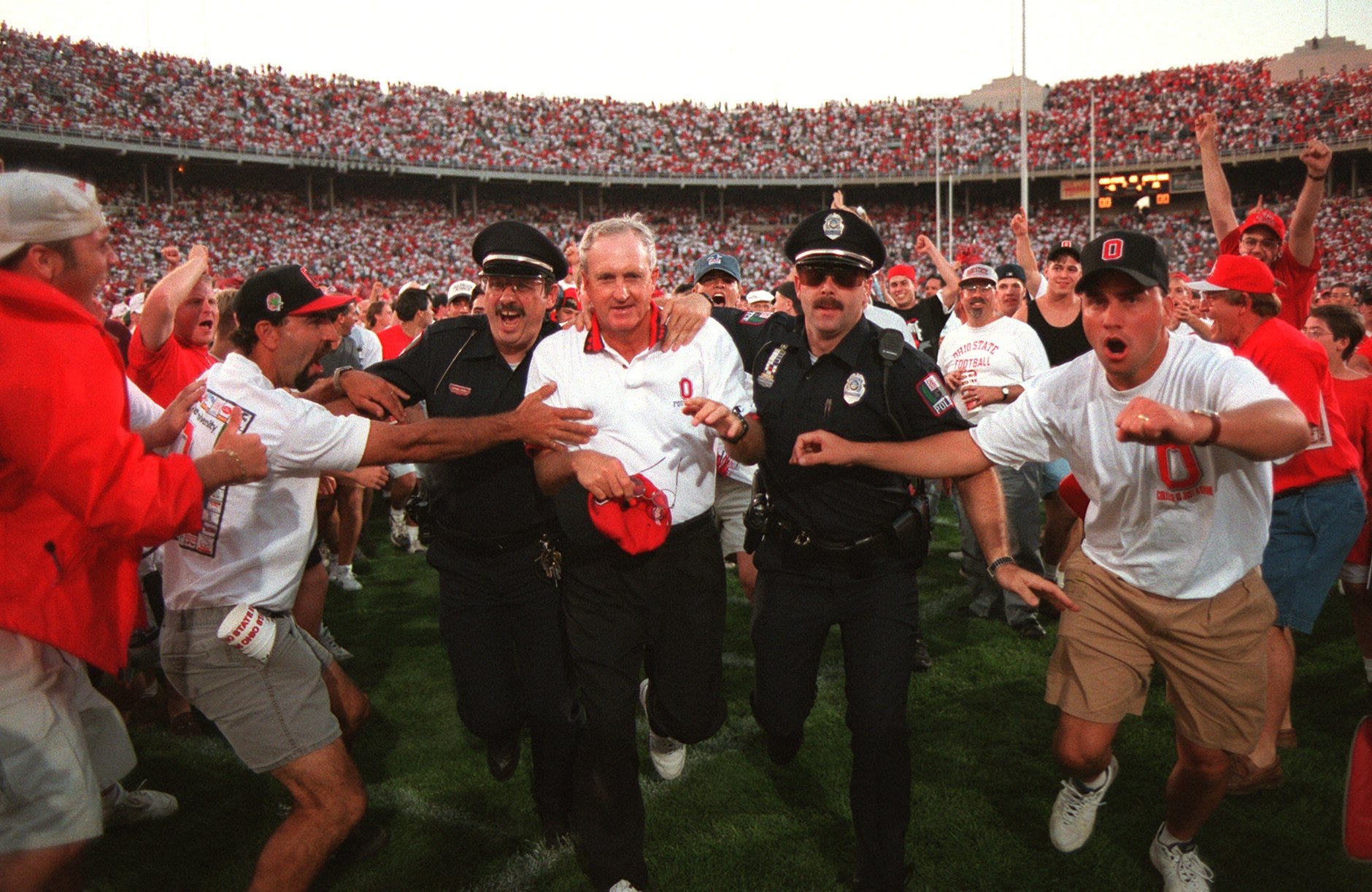 Eddie George photo during Ohio State vs. Notre Dame legacy