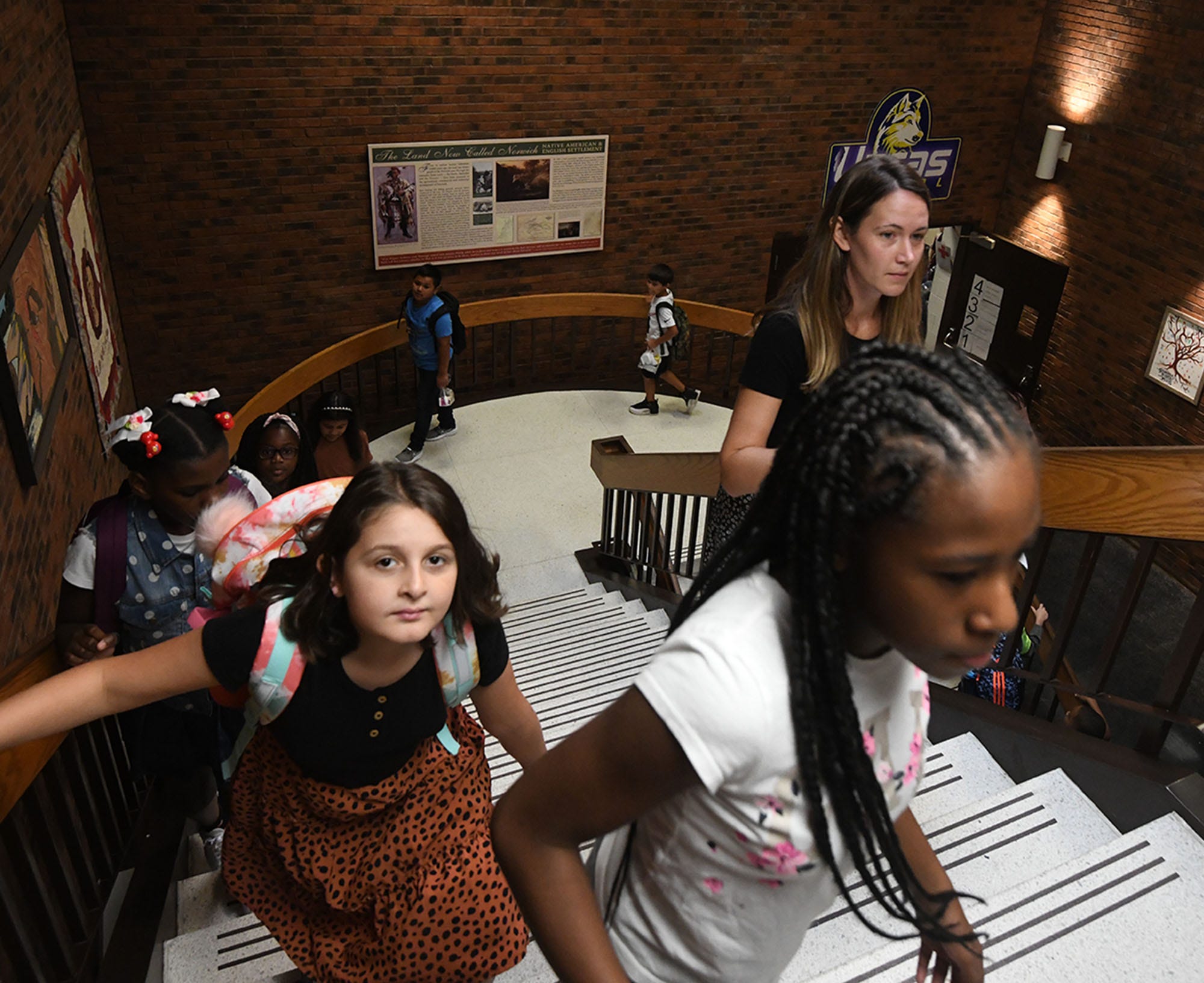 PHOTOS: First Day Of School At Uncas Elementary School In Norwich