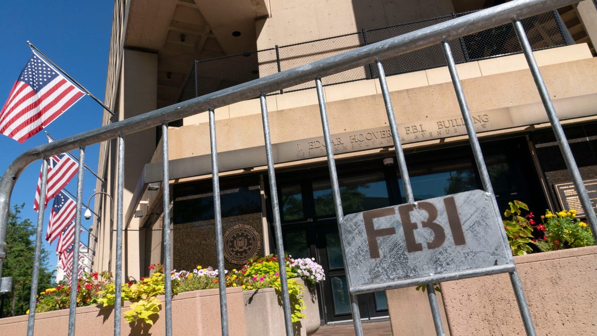 The Federal Bureau of Investigation building headquarters is seen in Washington, Saturday, Aug. 13, 2022.