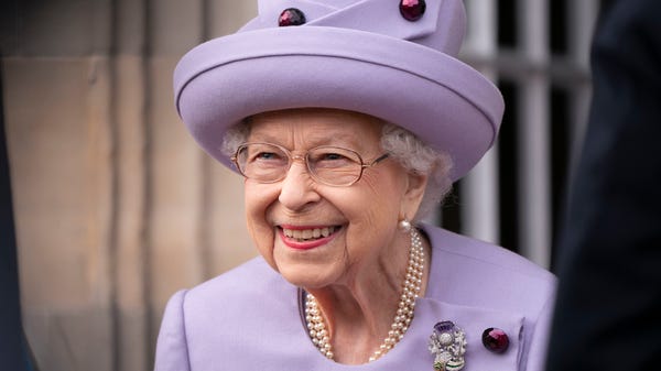 Queen Elizabeth II attends an Armed Forces Act of 